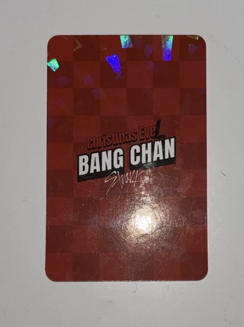 Stray Kids Bang Chan Stray Kids - Bang Chan - Christmas EveL Album album photocard glitter ver. glitter listing photo 2