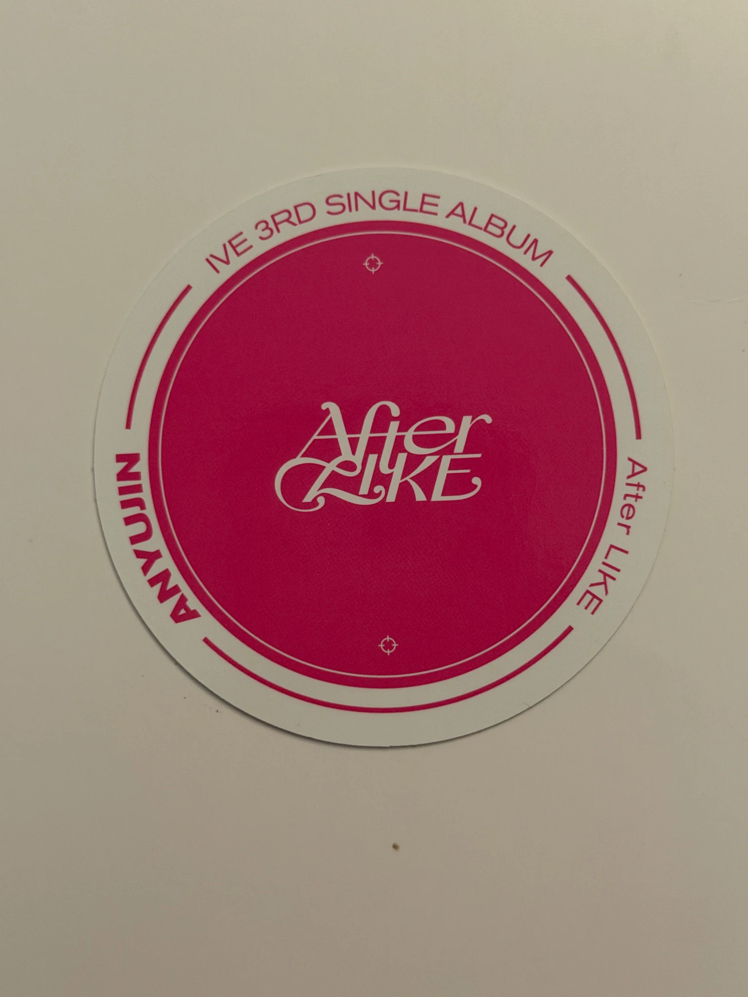 IVE Yujin IVE - Yujin - After LIKE Album circle card pob (pre-order benefit) listing photo 2