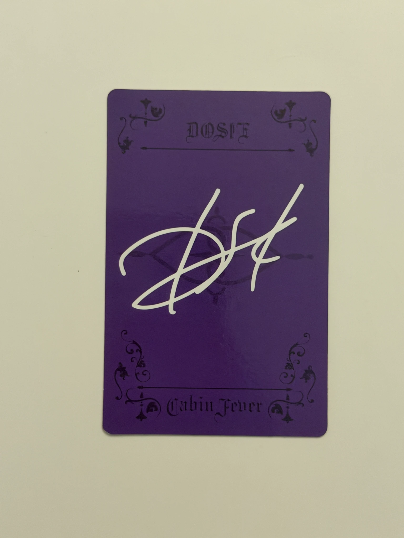 PURPLE KISS Dosie PURPLE KISS - Dosie - Cabin Fever Album album photocard purple version listing photo 2