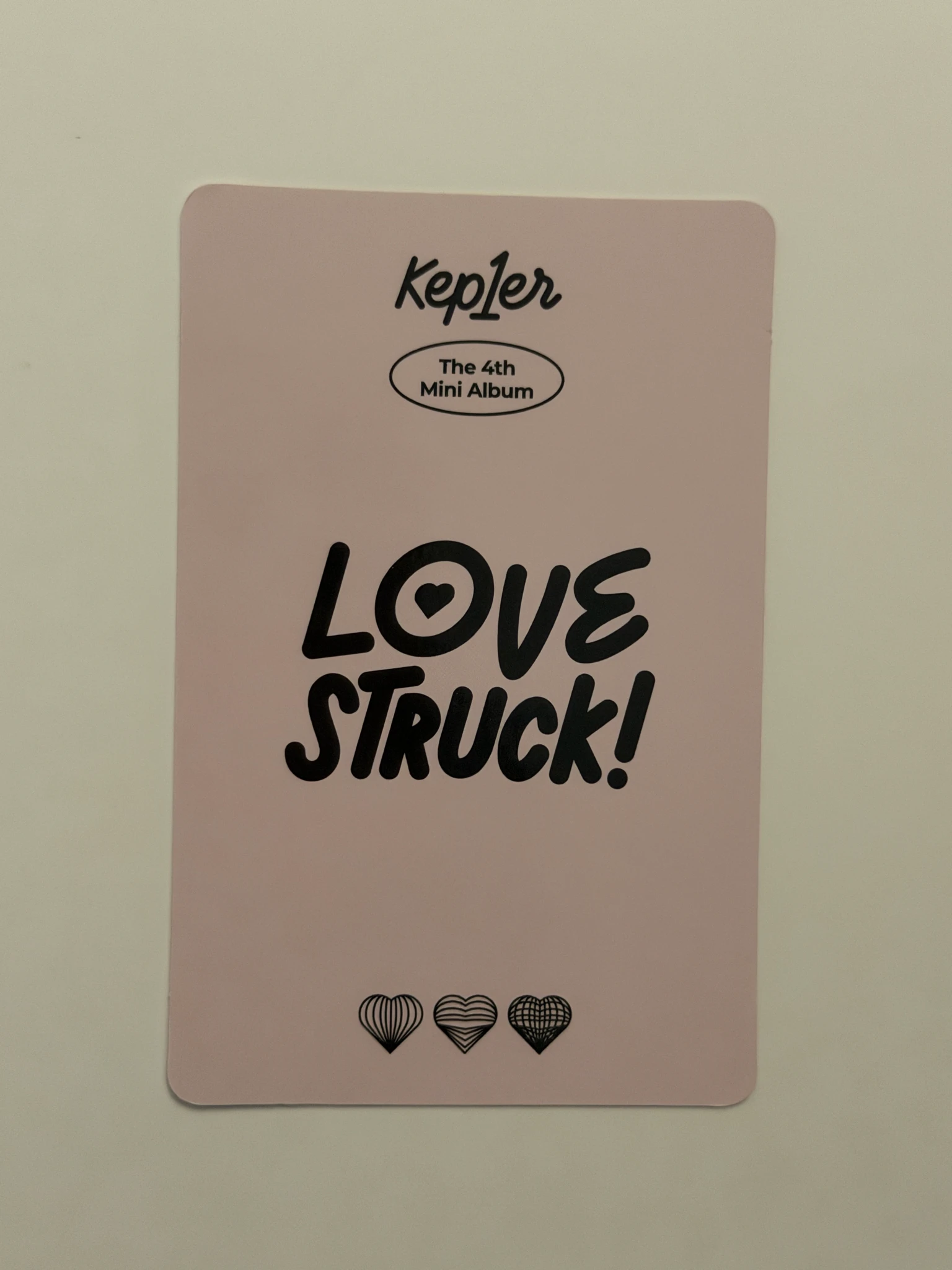 Kep1er Youngeun Kep1er - Youngeun - LOVESTRUCK! Album album photocard first blush version listing photo 2