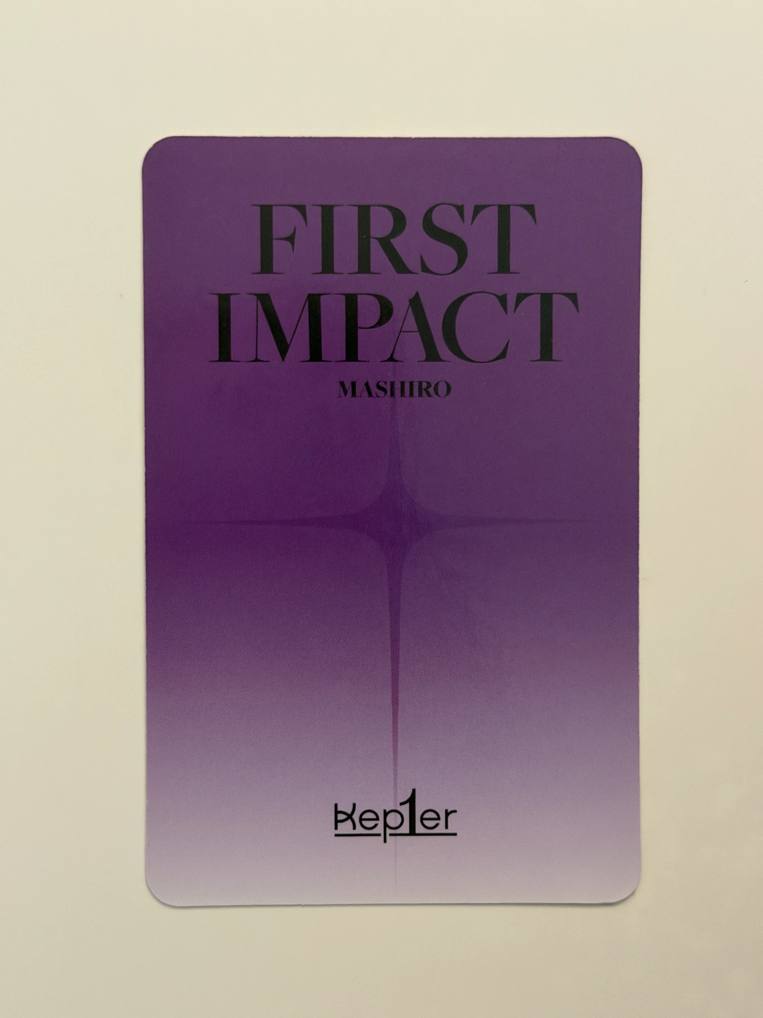 Kep1er Mashiro Kep1er - Mashiro - First Impact Album album photocard listing photo 2
