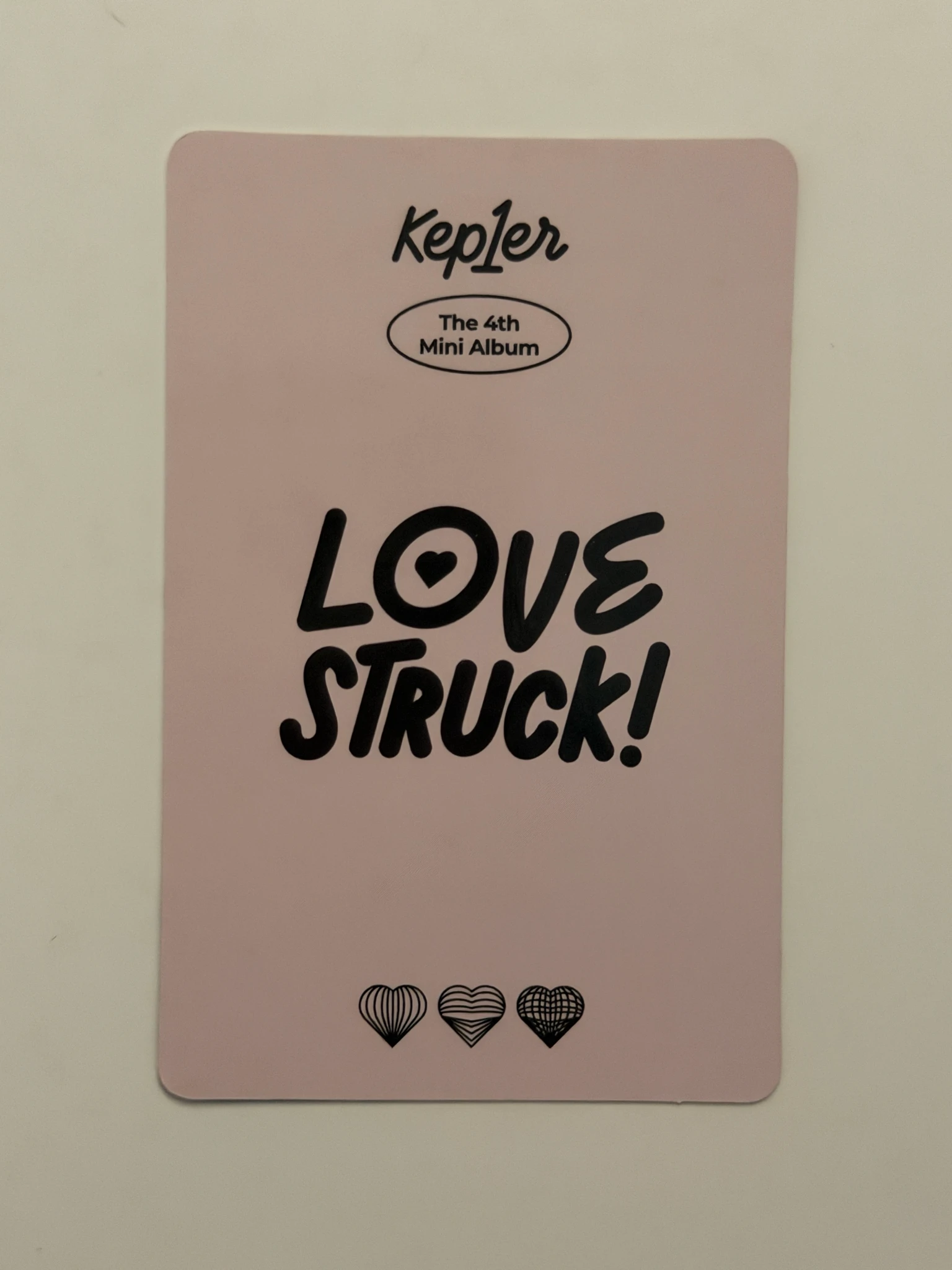 Kep1er Youngeun Kep1er - Youngeun - LOVESTRUCK! Album first blush version album photocard listing photo 2