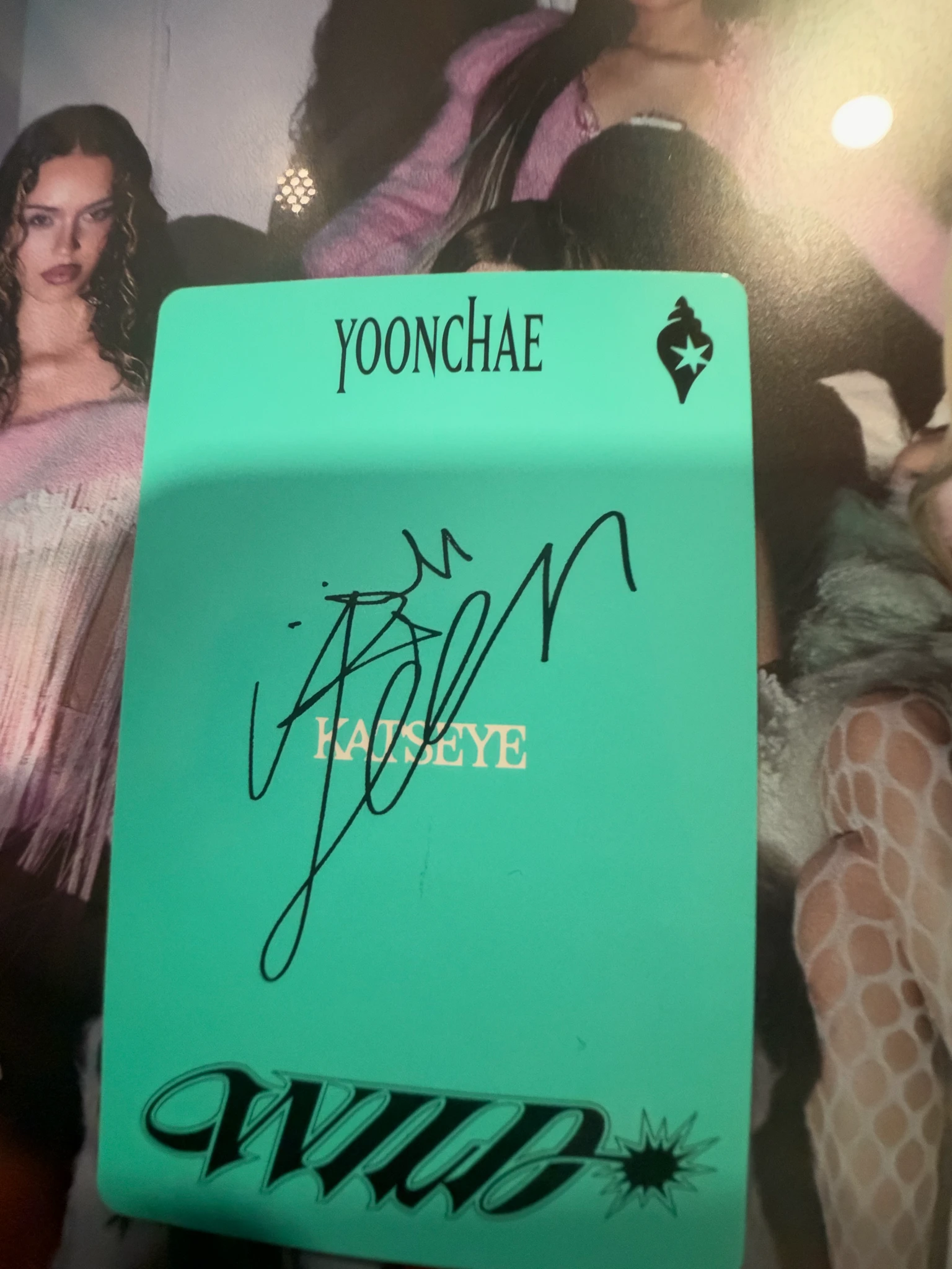 KATSEYE Yoonchae KATSEYE - Yoonchae - WILD Album album photocard wild world version standard version listing photo 2