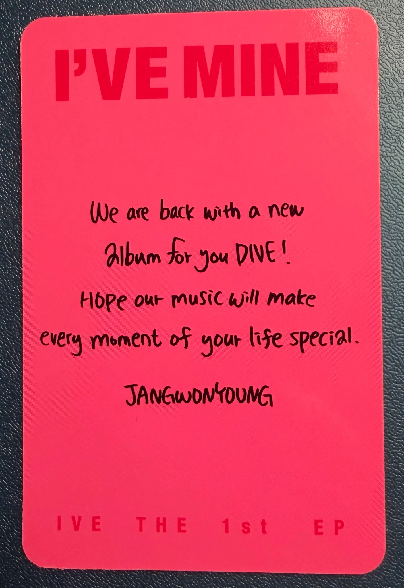 IVE Wonyoung IVE - Wonyoung - I've Mine (usa exclusive) listing photo 2