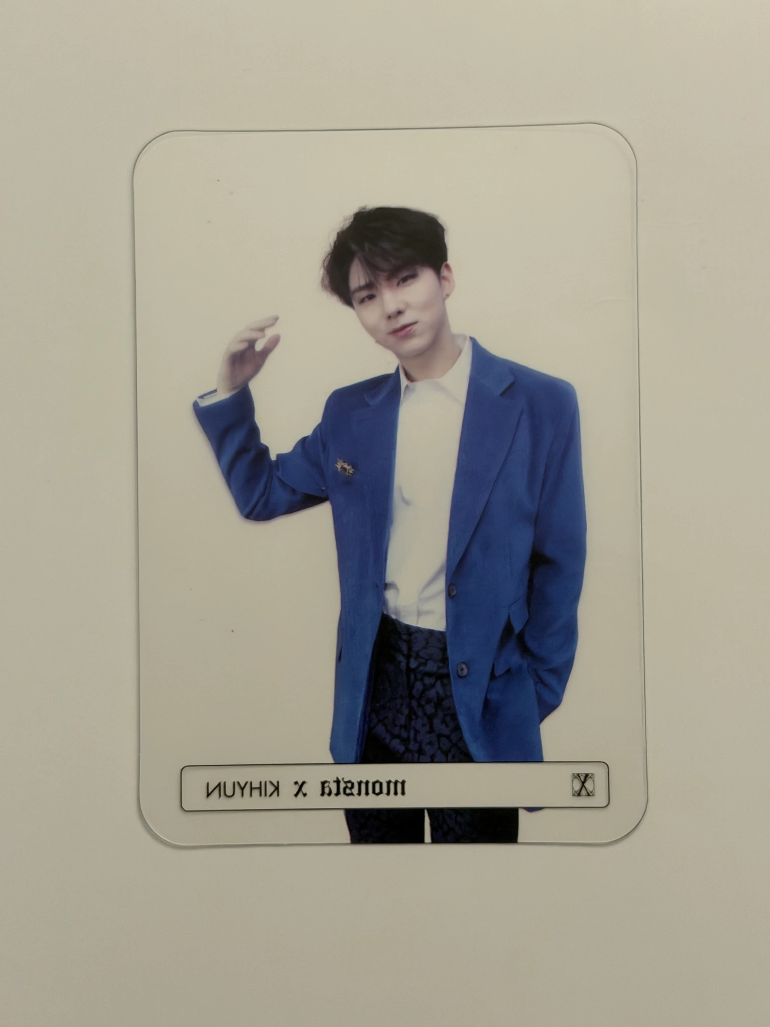 MONSTA X Kihyun MONSTA X - Kihyun - The Clan pt.2.5: The Final Chapter Album album photocard brilliant version transparent listing photo 2