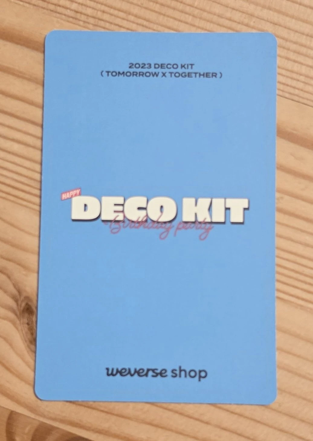 TOMORROW X TOGETHER Taehyun TOMORROW X TOGETHER - Taehyun - TXT Deco Kit 2023 Other merch photocard pre-order benefit weverse shop listing photo 2