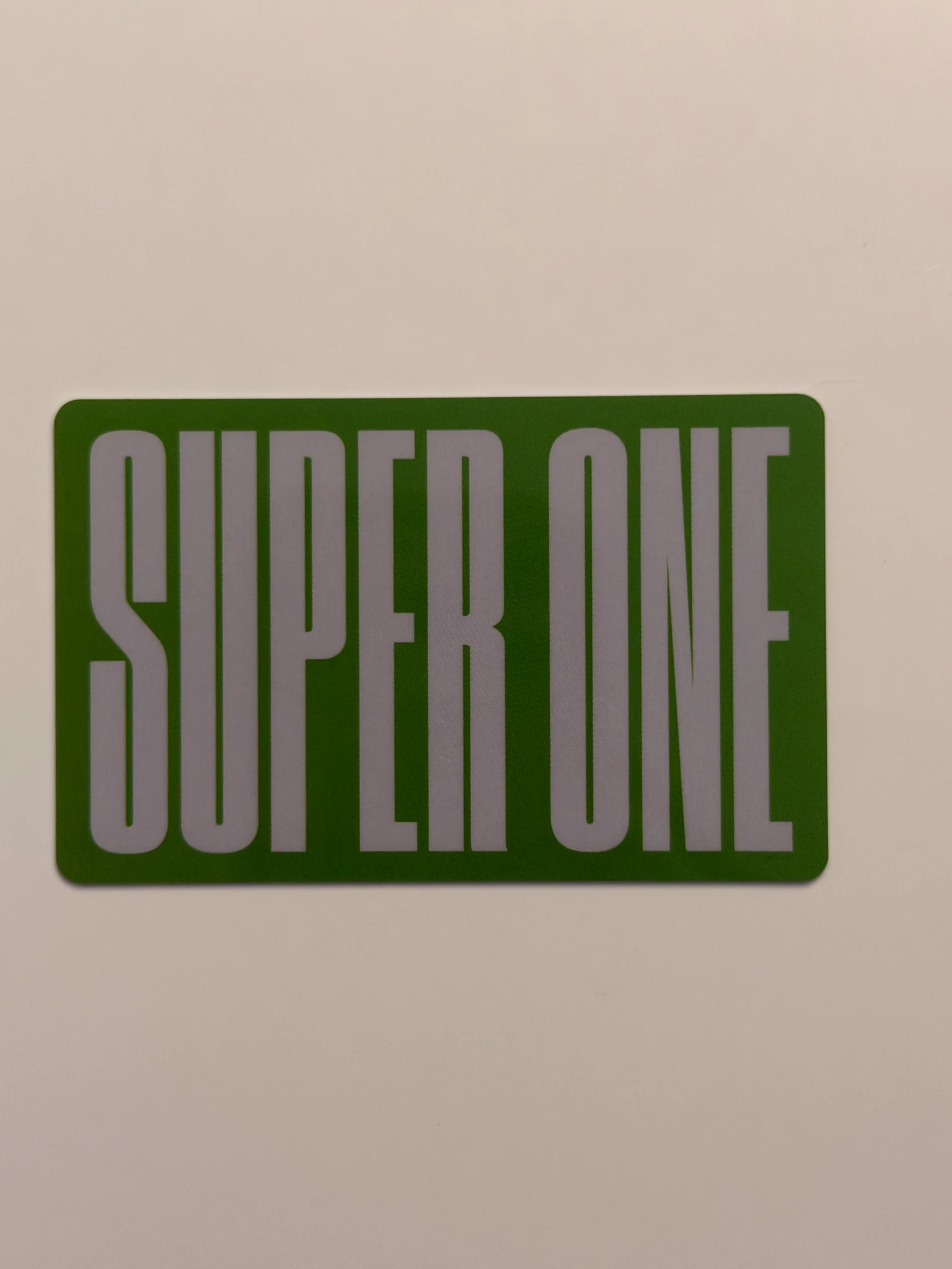 SuperM Mark SuperM - Mark - Super One Album album photocard id card listing photo 2