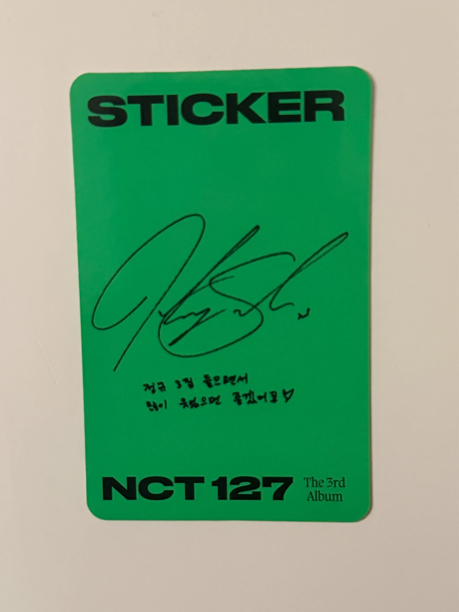 NCT 127 Johnny NCT 127 - Johnny - Sticker Album album photocard jewel case version ar card listing photo 2