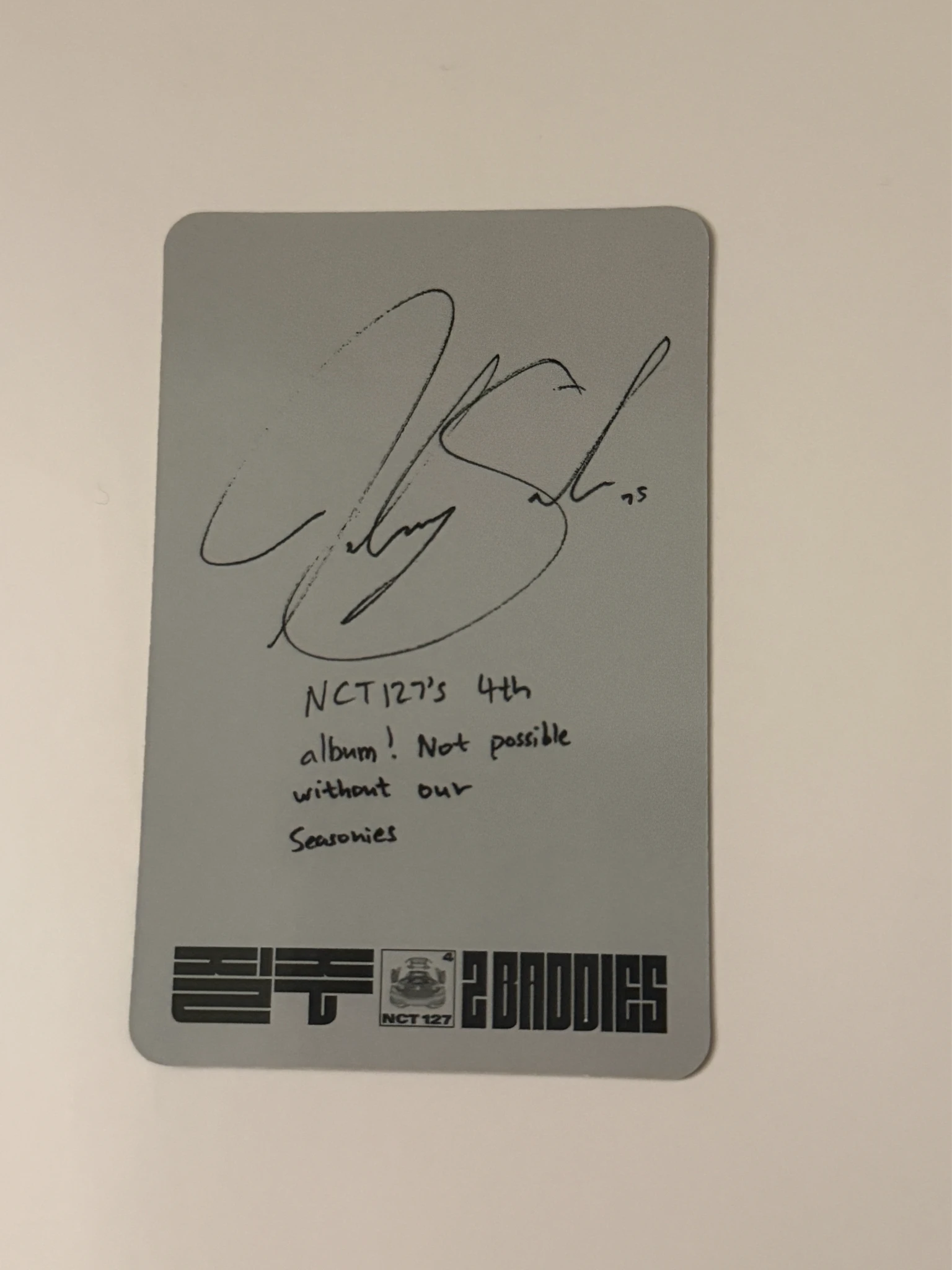 NCT 127 Johnny NCT 127 - Johnny - 2 Baddies Album listing photo 2