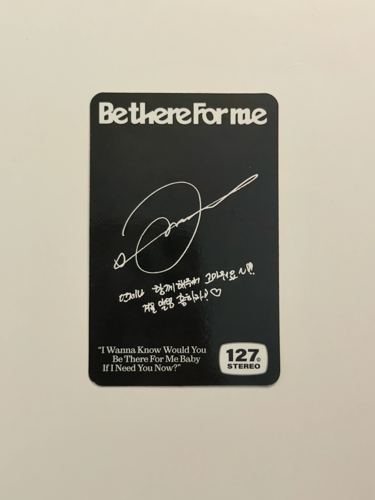 NCT 127 Jungwoo NCT 127 - Jungwoo - Be There For Me  Album target exclusive listing photo 2