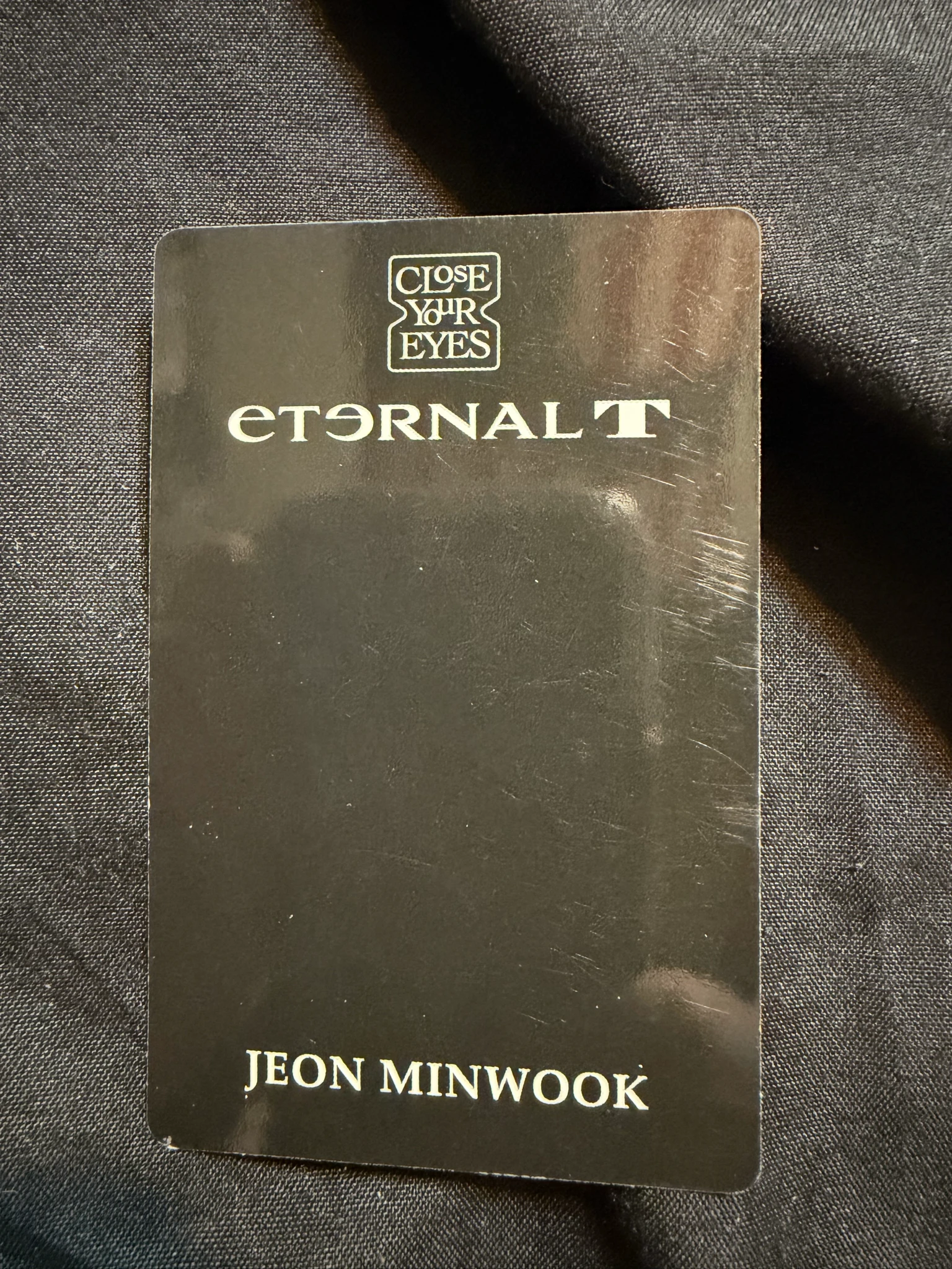 CLOSE YOUR EYES Jeon Minwook CLOSE YOUR EYES - Jeon Minwook - ETERNALT Album poca album listing photo 2
