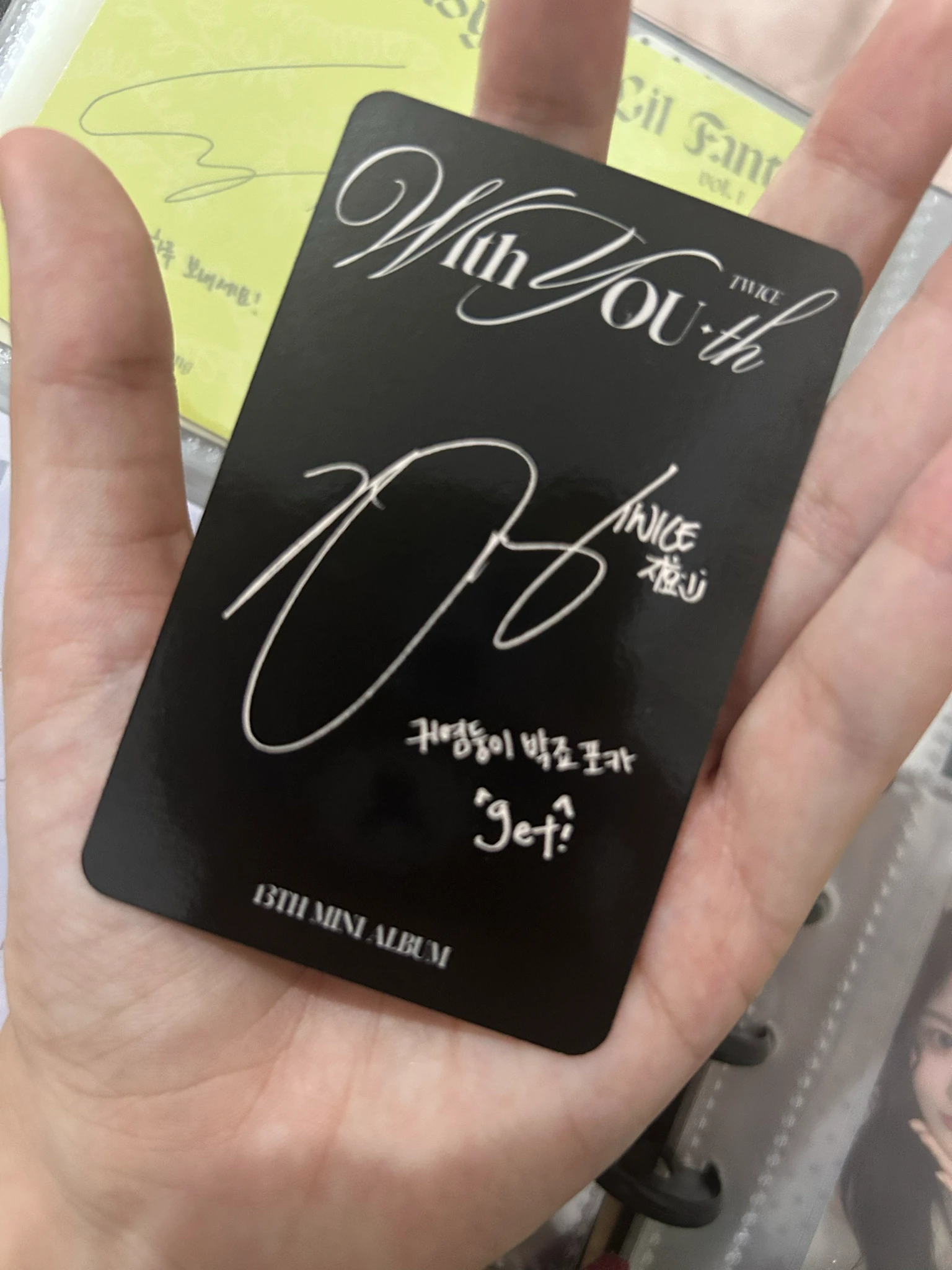 TWICE Jihyo TWICE-Jihyo-Album-with you-th listing photo 2