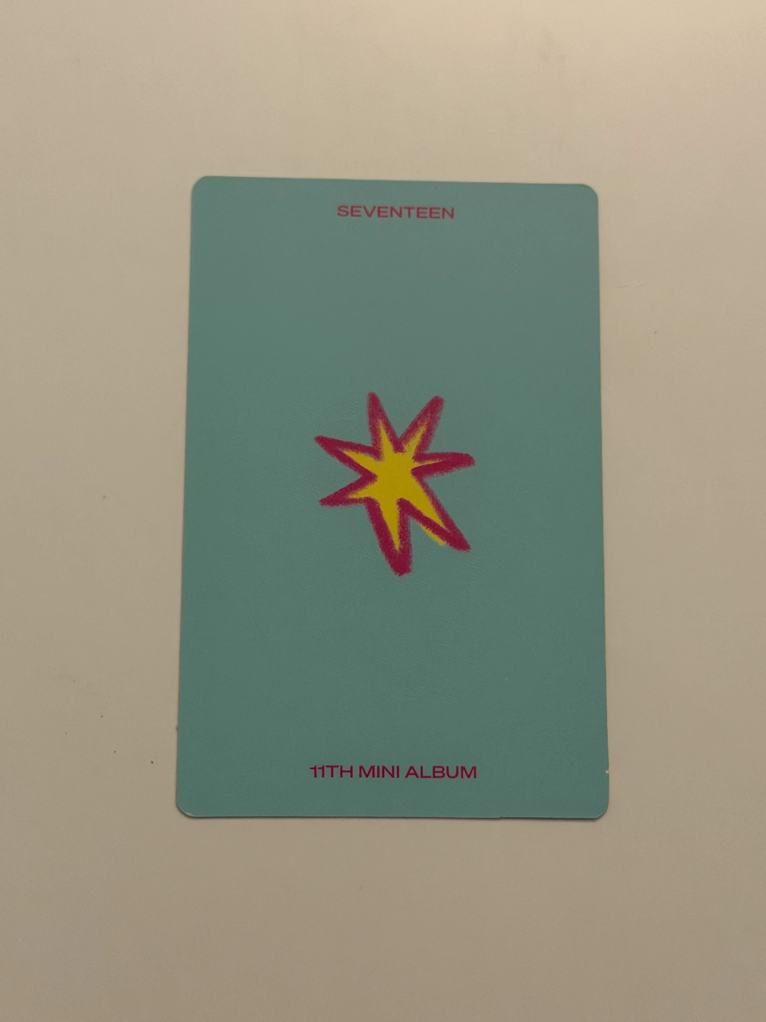 SEVENTEEN Mingyu SEVENTEEN - Mingyu - Seventeenth Heaven Album 5:26 am version mini photocard listing photo 2