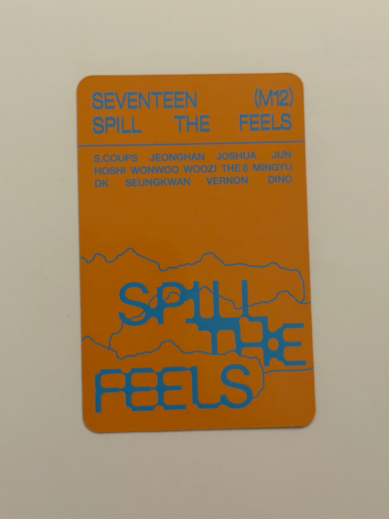 SEVENTEEN Jun SEVENTEEN - Jun - Spill the Feels Album album photocard feel you version listing photo 2