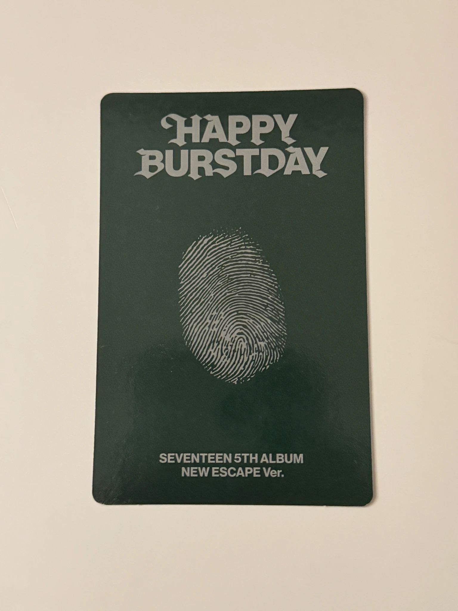 SEVENTEEN Vernon SEVENTEEN - Vernon - HAPPY BURSTDAY Album listing photo 2