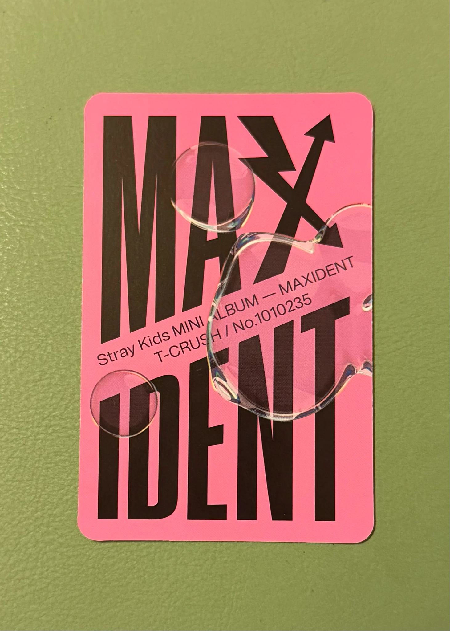 Stray Kids Bang Chan Stray Kids - Bang Chan - Maxident Album album photocard listing photo 2
