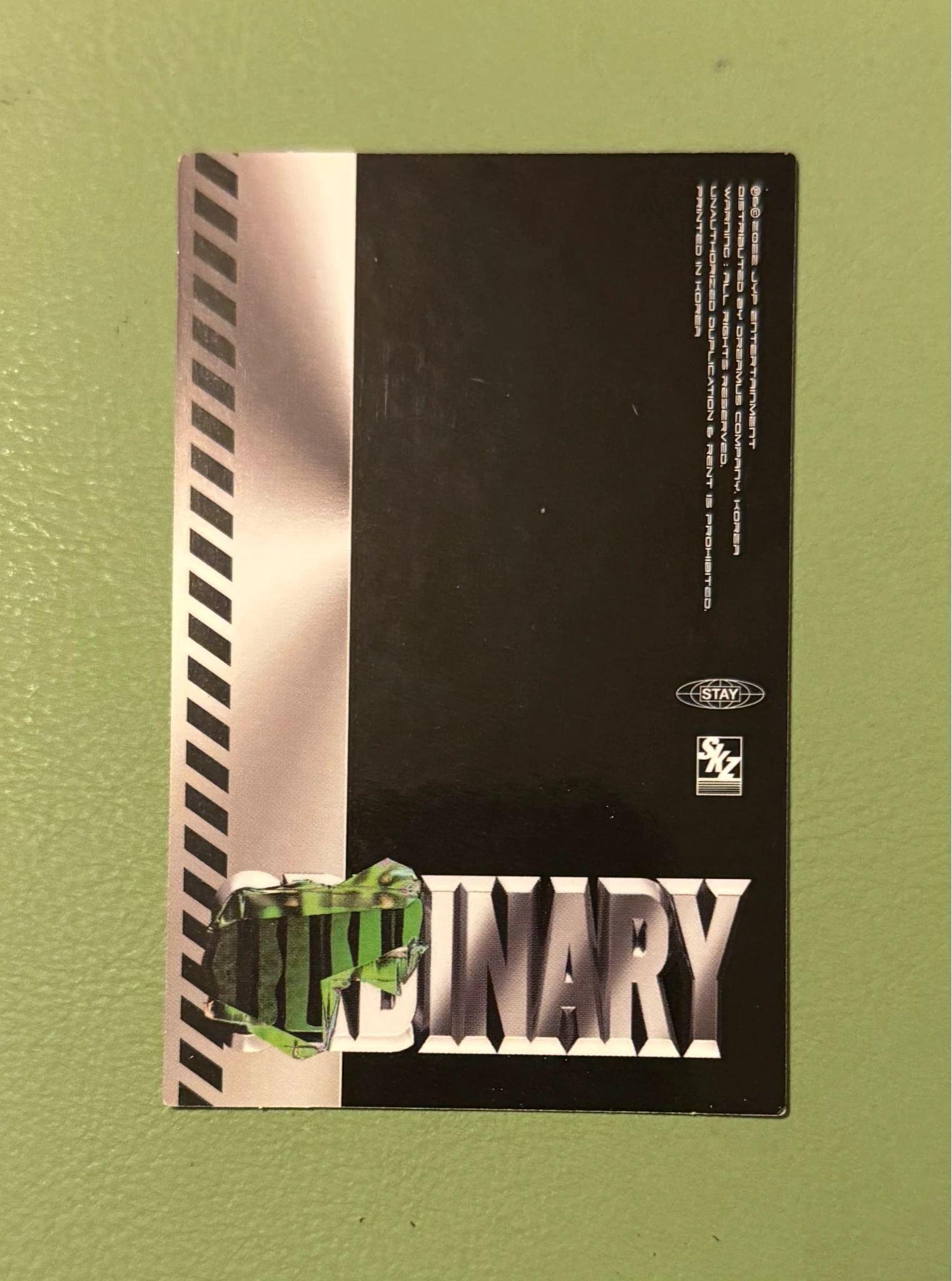 Stray Kids Bang Chan Stray Kids - Bangchan  - Oddinary Album album photocard id card listing photo 2