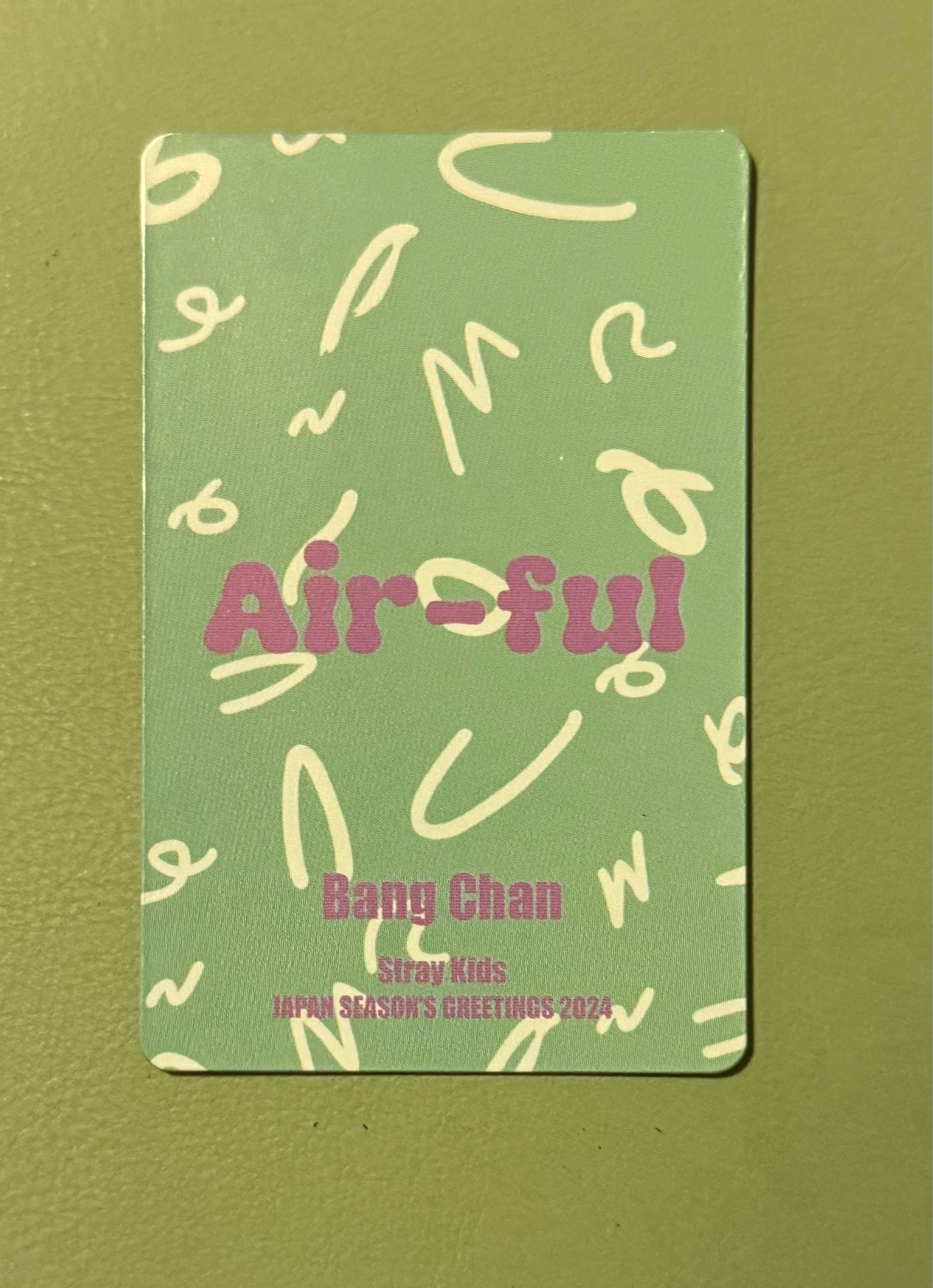 Stray Kids Bang Chan Stray Kids - Bang Chan - 2024 Season's Greetings - Air-ful Other lenticular listing photo 2