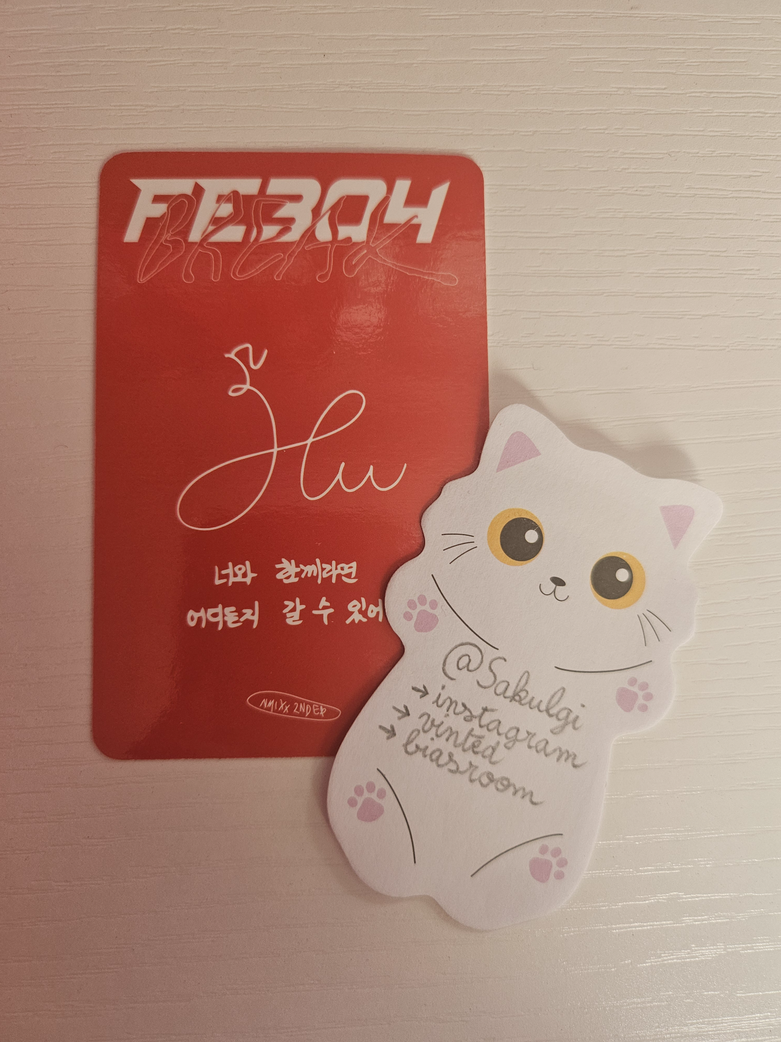 NMIXX Haewon NMIXX - Haewon - Fe3O4: BREAK Album album photocard album inclusion mixx blood version photobook version photobook inclusion listing photo 2