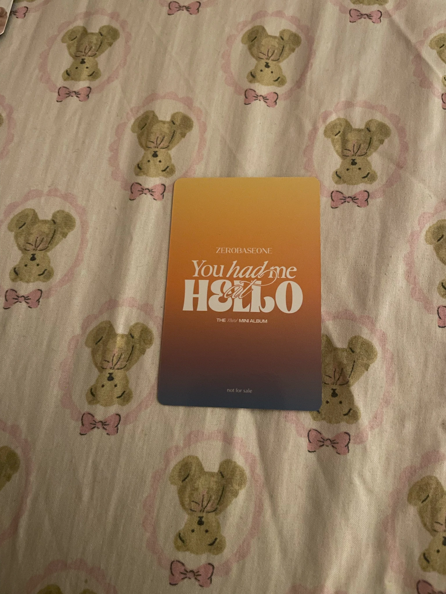 ZEROBASEONE Taerae ZEROBASEONE - Taerae - You had me at HELLO Album tower records lucky draw listing photo 2