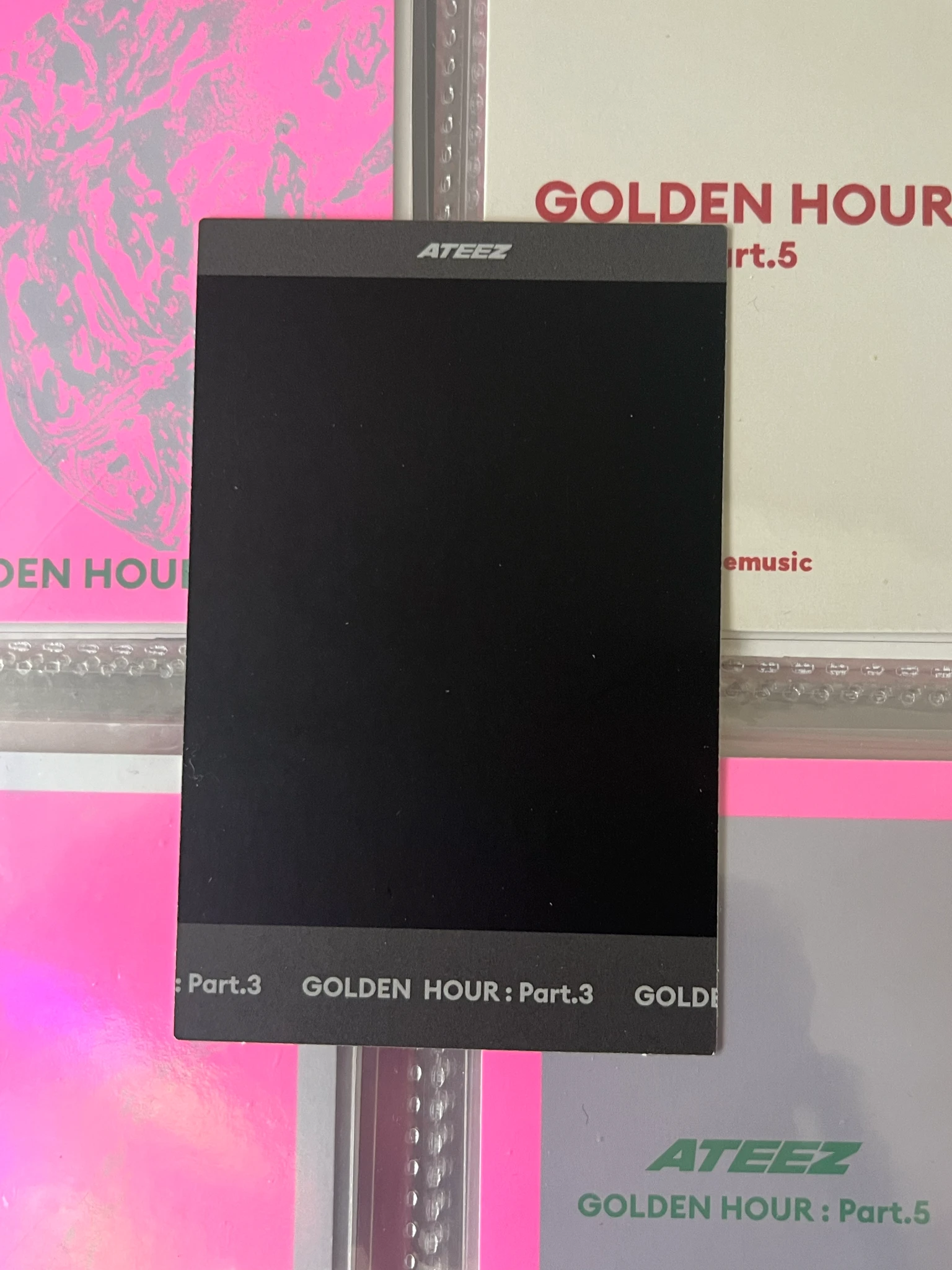 ATEEZ Seonghwa ATEEZ - Seonghwa - Golden Hour : Part.3 Album poca album polaroid listing photo 2