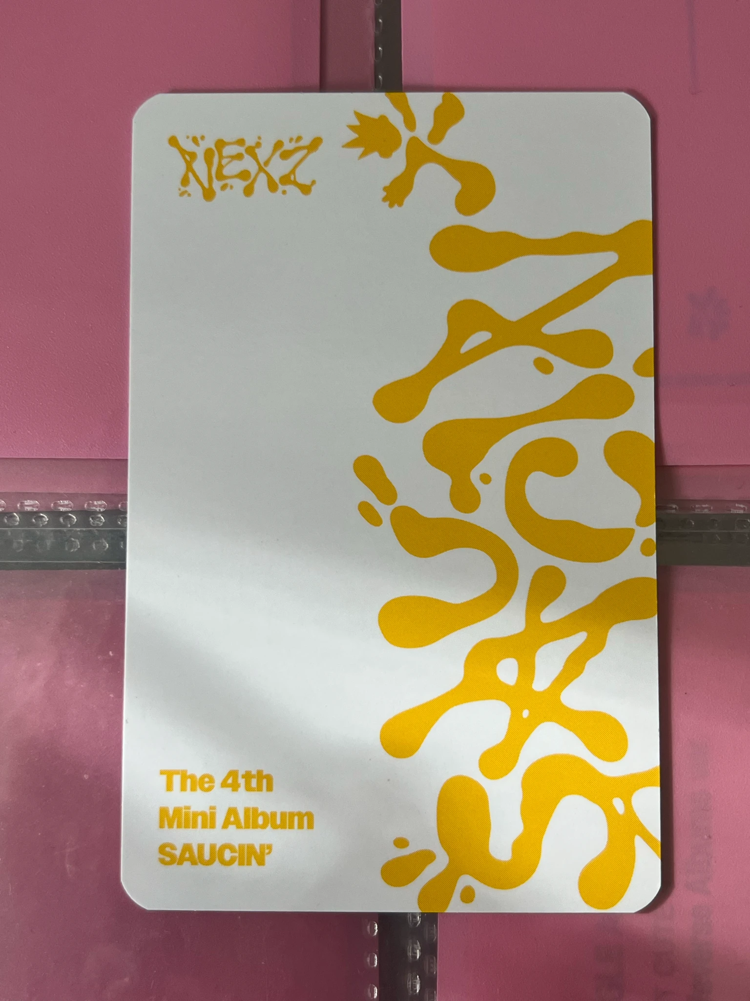 NEXZ Tomoya NEXZ - Tomoya - Saucin' Album album photocard nexzoo version item set listing photo 2