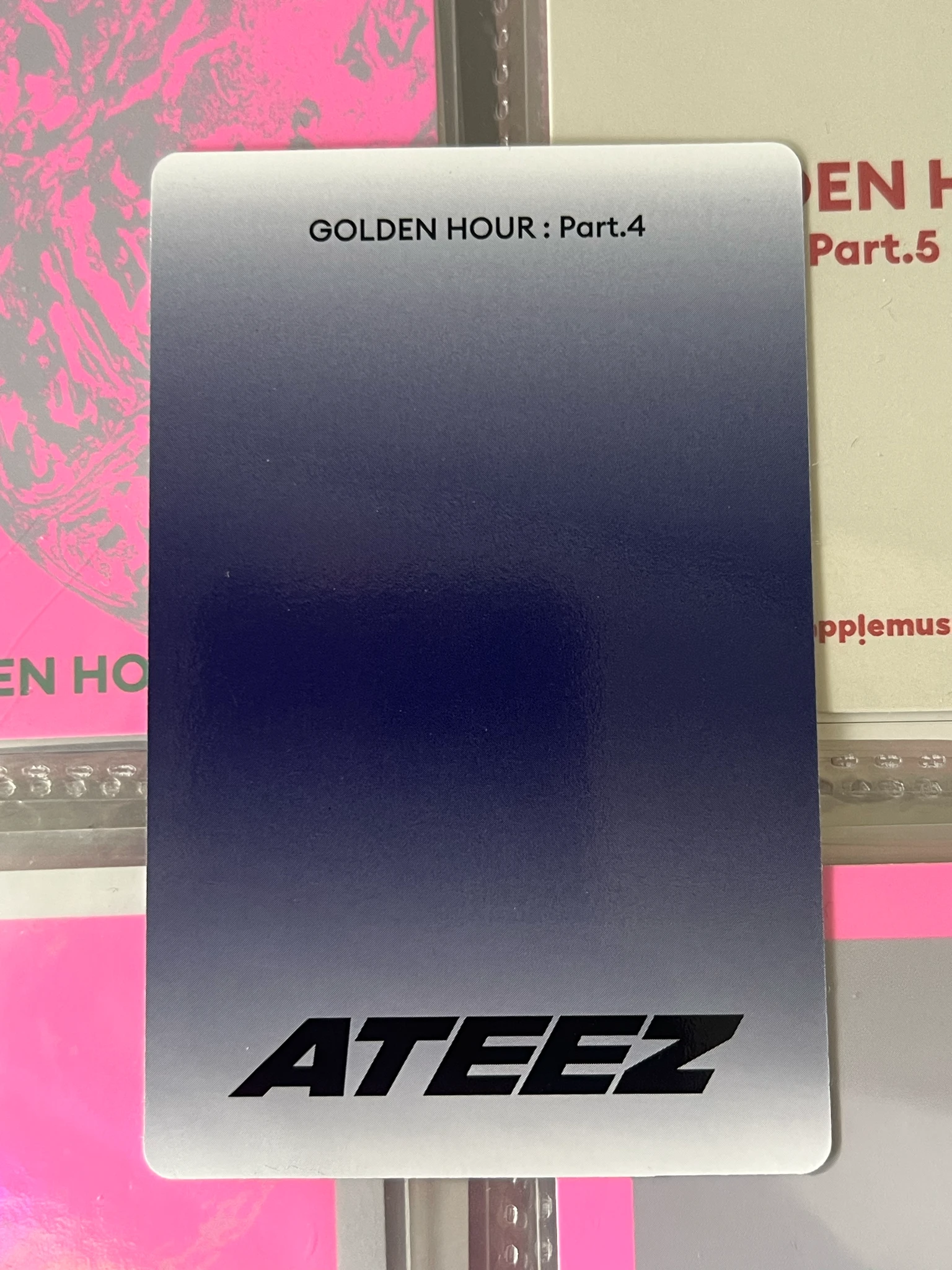 ATEEZ Seonghwa ATEEZ - Seonghwa - Golden Hour : Part.4 Album album photocard poca album listing photo 2