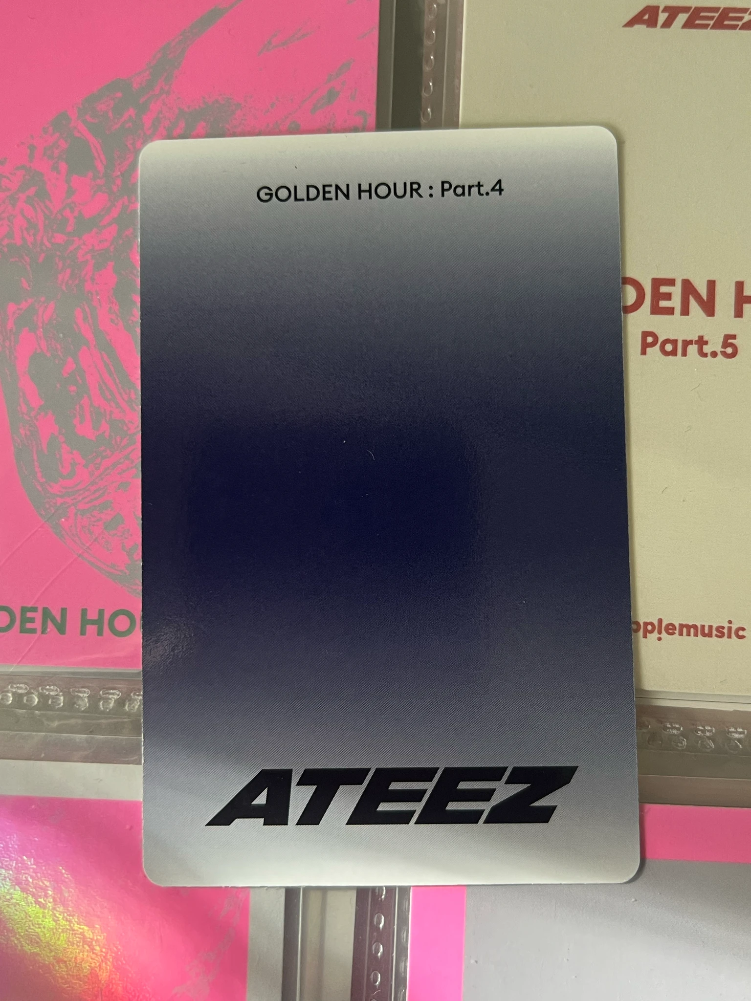 ATEEZ Wooyoung ATEEZ - Wooyoung - Golden Hour : Part.4 Album album photocard poca album listing photo 2