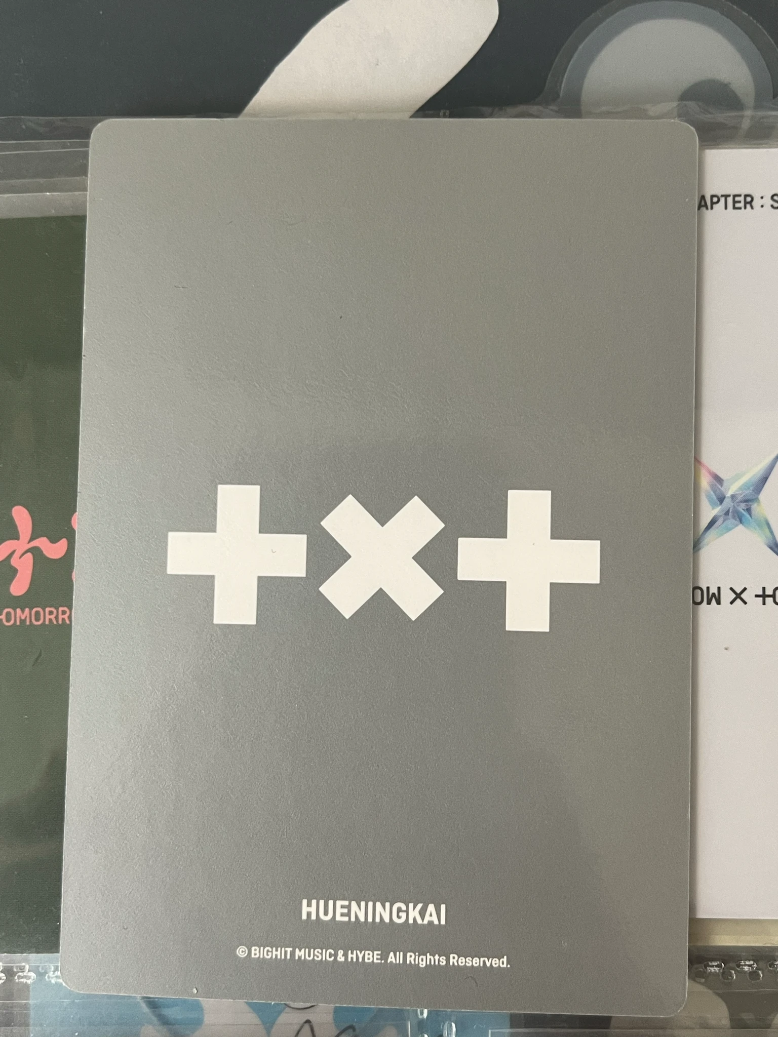 TOMORROW X TOGETHER Huening Kai TOMORROW X TOGETHER - Huening Kai - MOA Bong Ver. 2 Other lightstick merch photocard listing photo 2