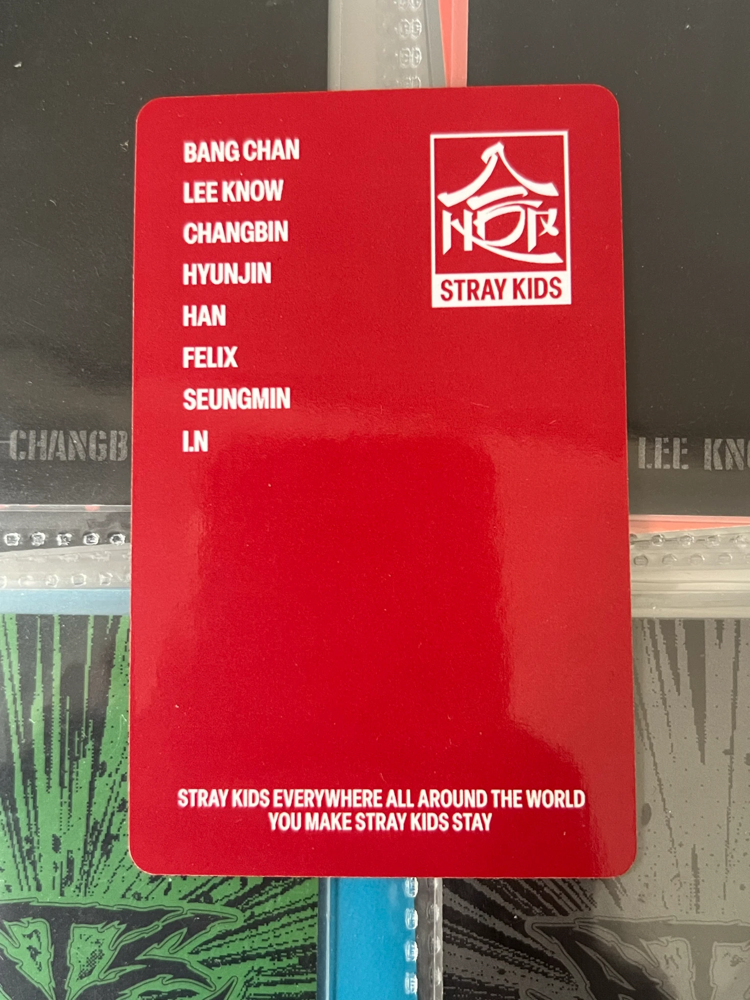 Stray Kids Changbin Stray Kids - Changbin - HOP Album pre-order benefit (pob) jyp shop listing photo 2