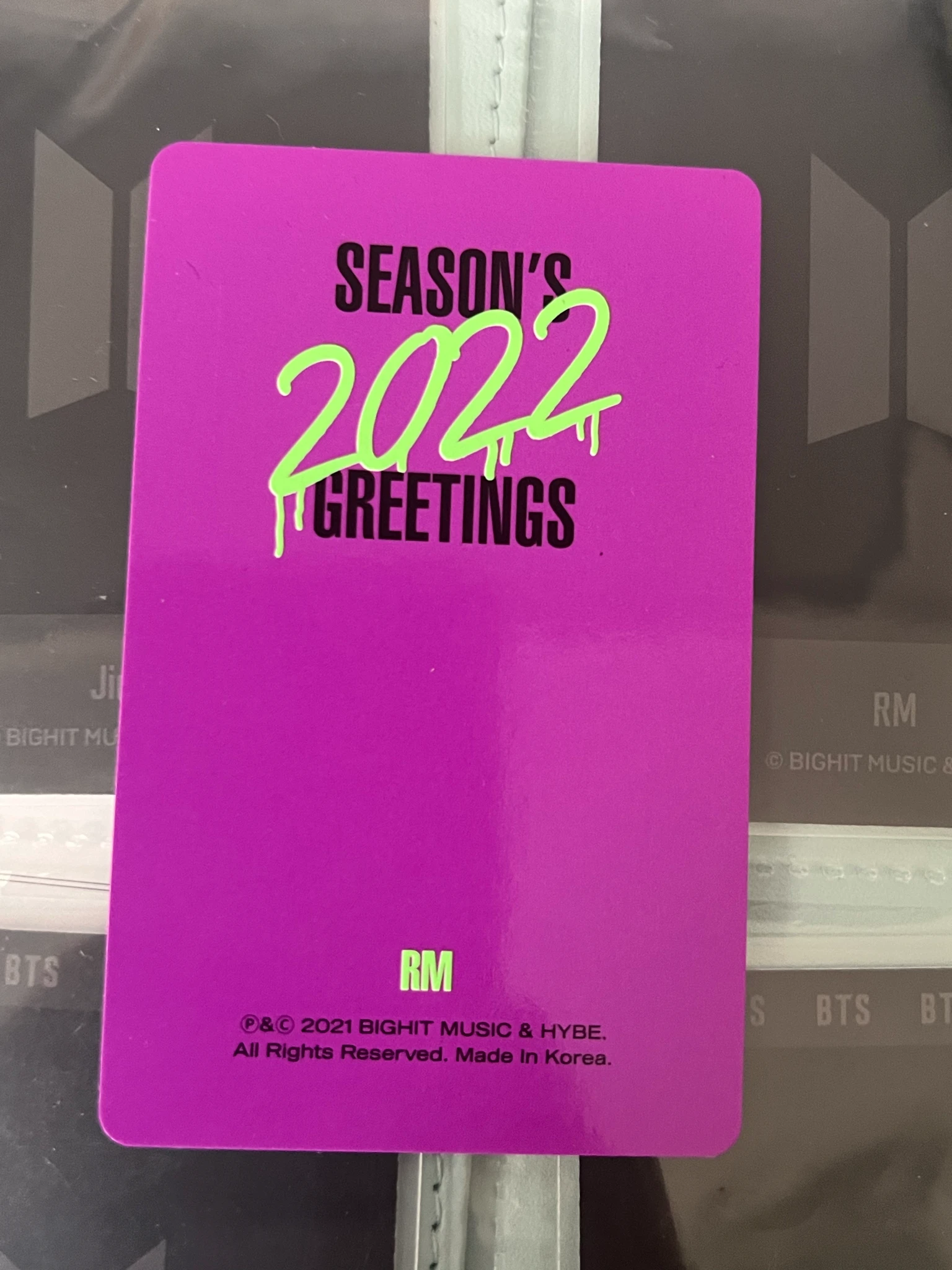 BTS RM BTS - RM - 2022 Season’s Greetings Event listing photo 2