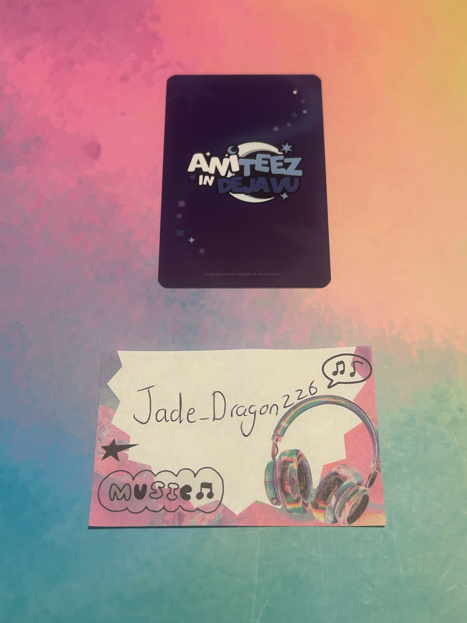 ATEEZ Jongho ATEEZ - Jongho - ANITEEZ IN DEJA VU Other trading card merch photocard random pack listing photo 2