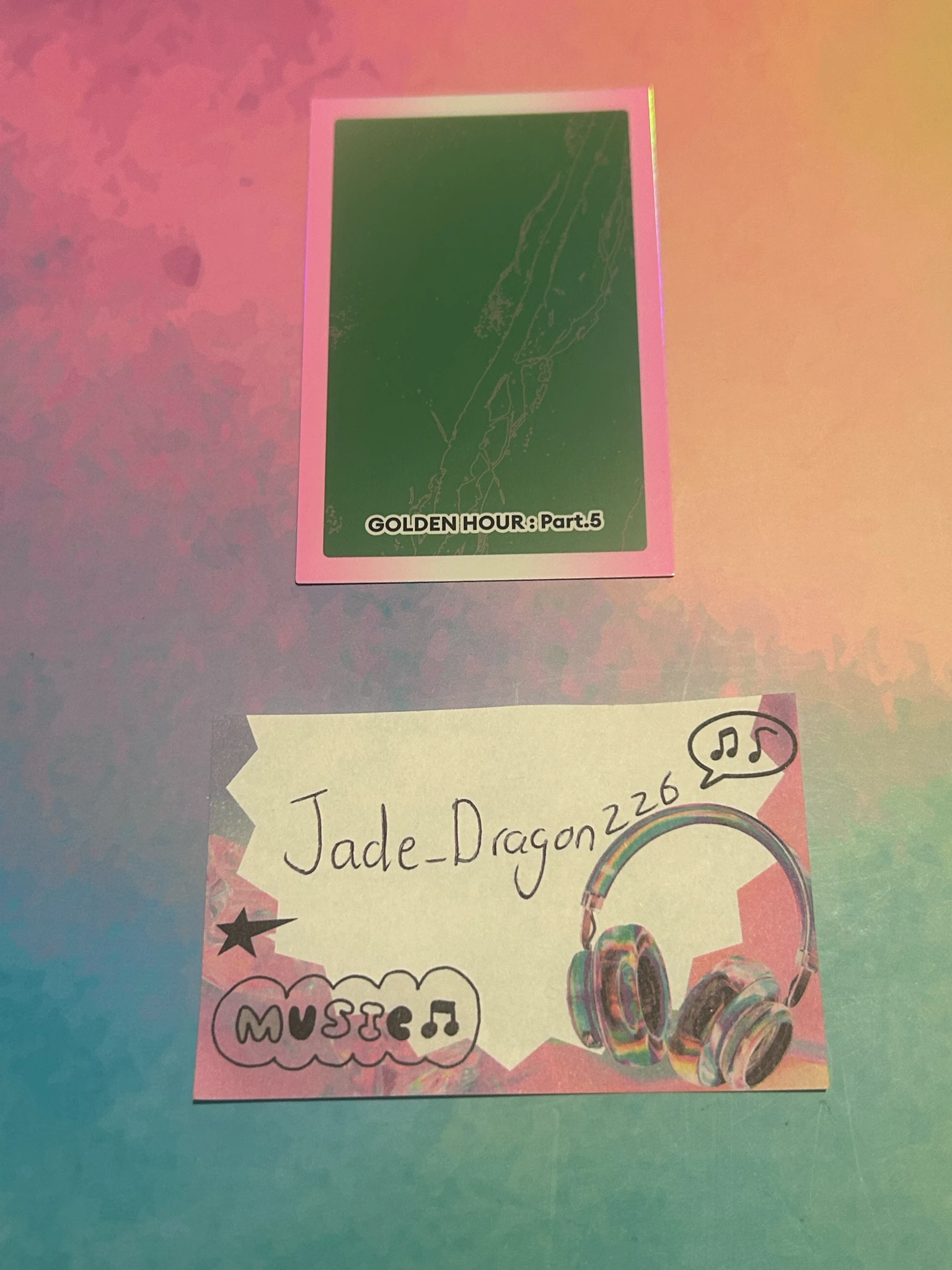 ATEEZ San ATEEZ - San - GOLDEN HOUR : Part.5 Album album photocard holographic (hologram) listing photo 2