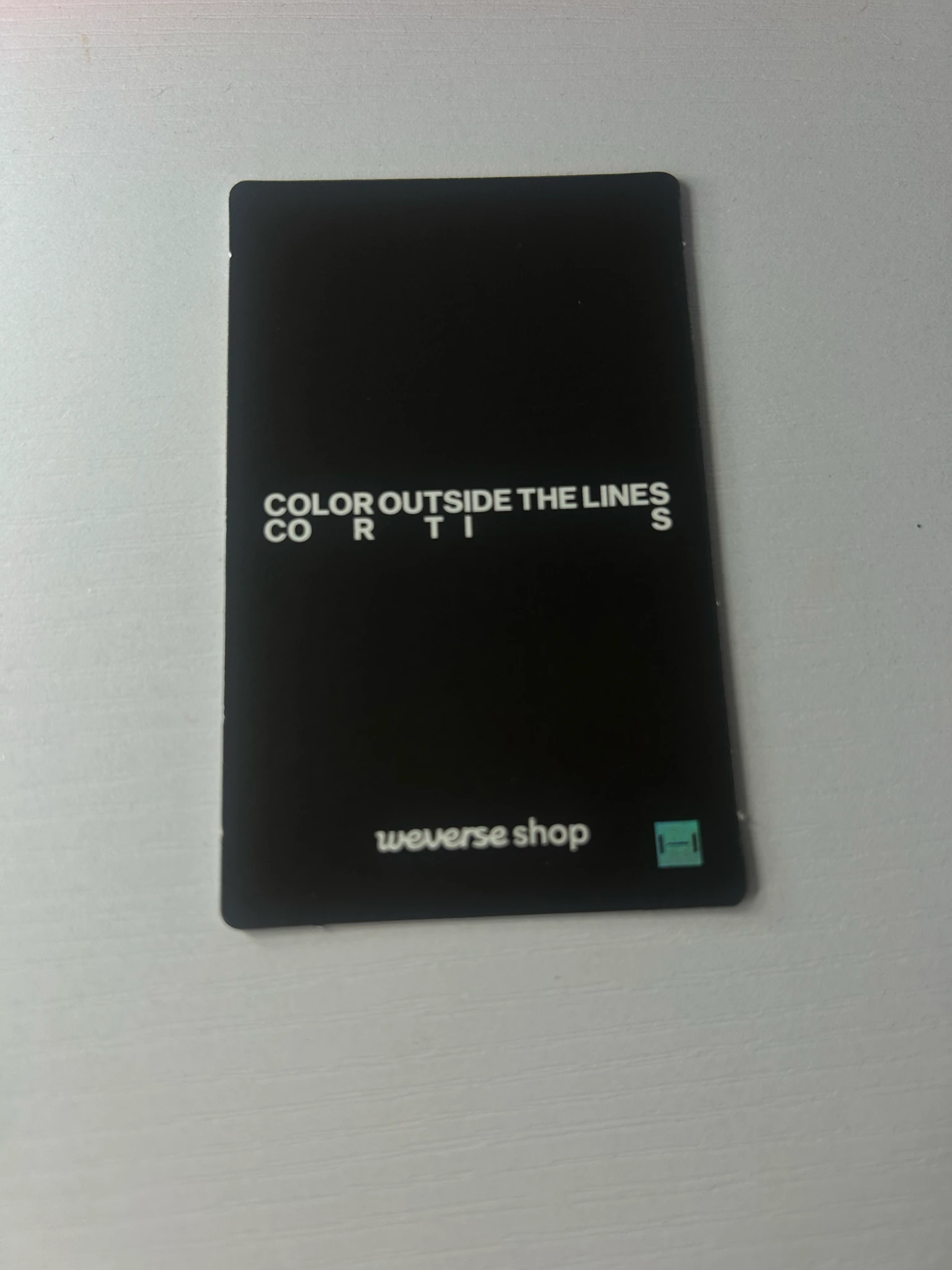 CORTIS James CORTIS - James - COLOR OUTSIDE THE LINES  Album weverse shop global (wvg) lucky draw round 2 pre-order benefit (pob) listing photo 2