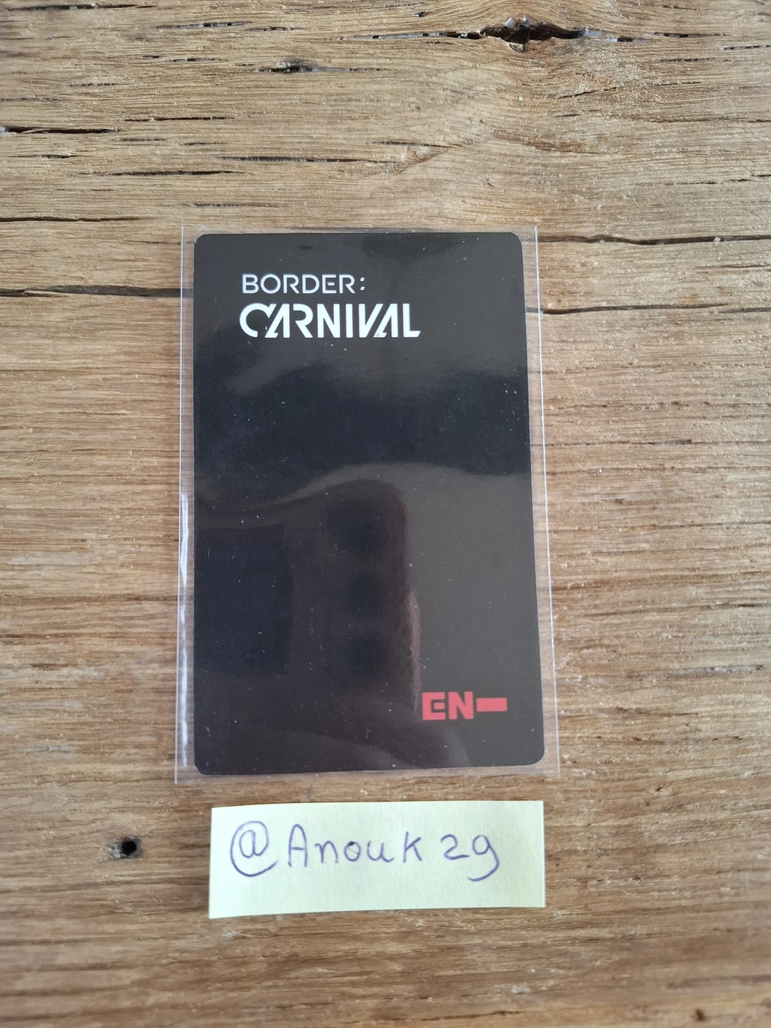 ENHYPEN Jay ENHYPEN - Jay - BORDER: CARNIVAL Album pre-order benefit (pob) shopee listing photo 2