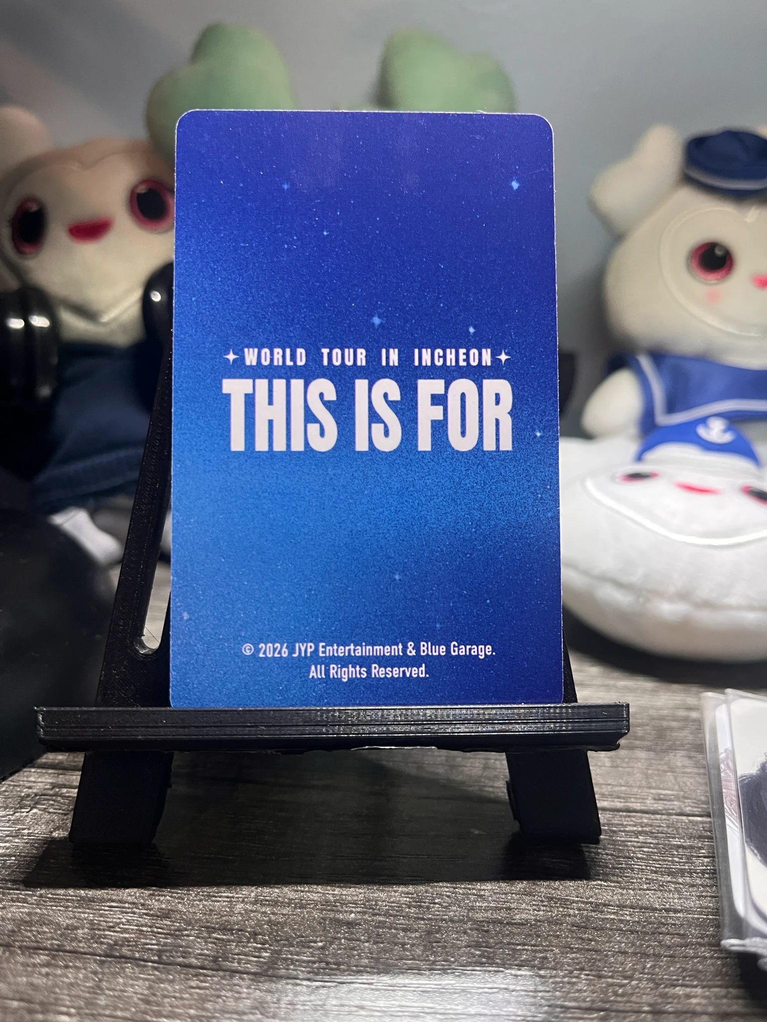 TWICE Jeongyeon TWICE - Jeongyeon - THIS IS FOR WORLD TOUR IN INCHEON DVD & BLU-RAY Other jyp/fans shop pob (pre-order benefit) photocard set listing photo 2