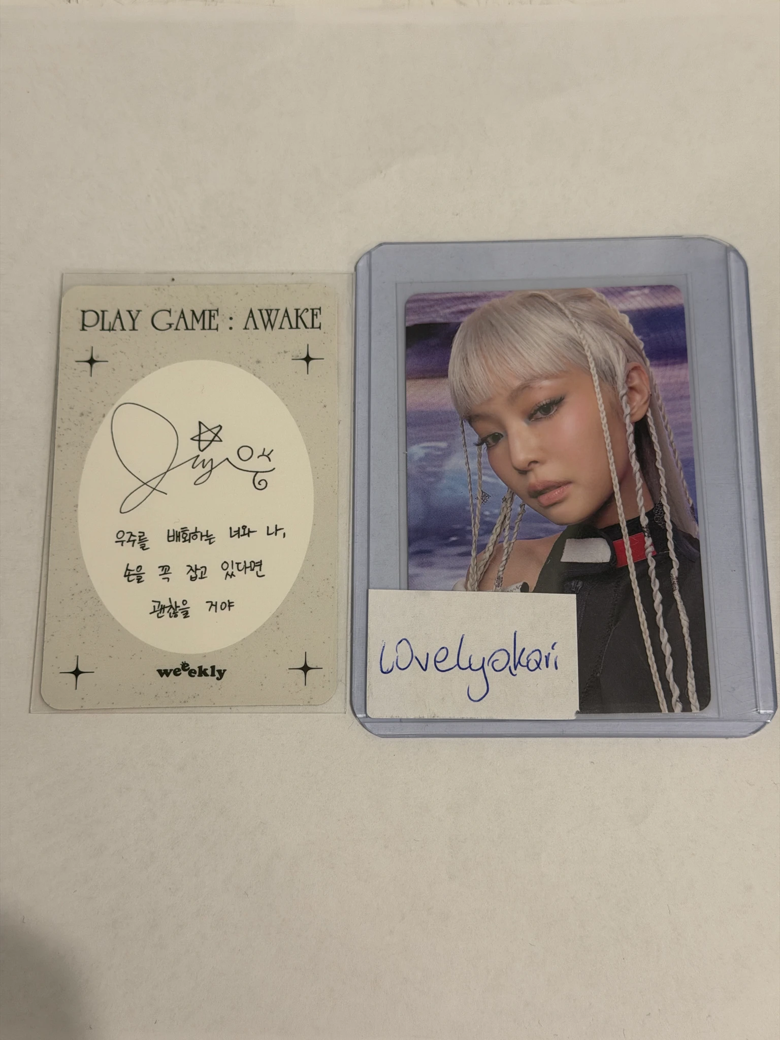 Weeekly Jiyoon Weeekly - Jiyoon - Play Game : Awake Album album photocard listing photo 2