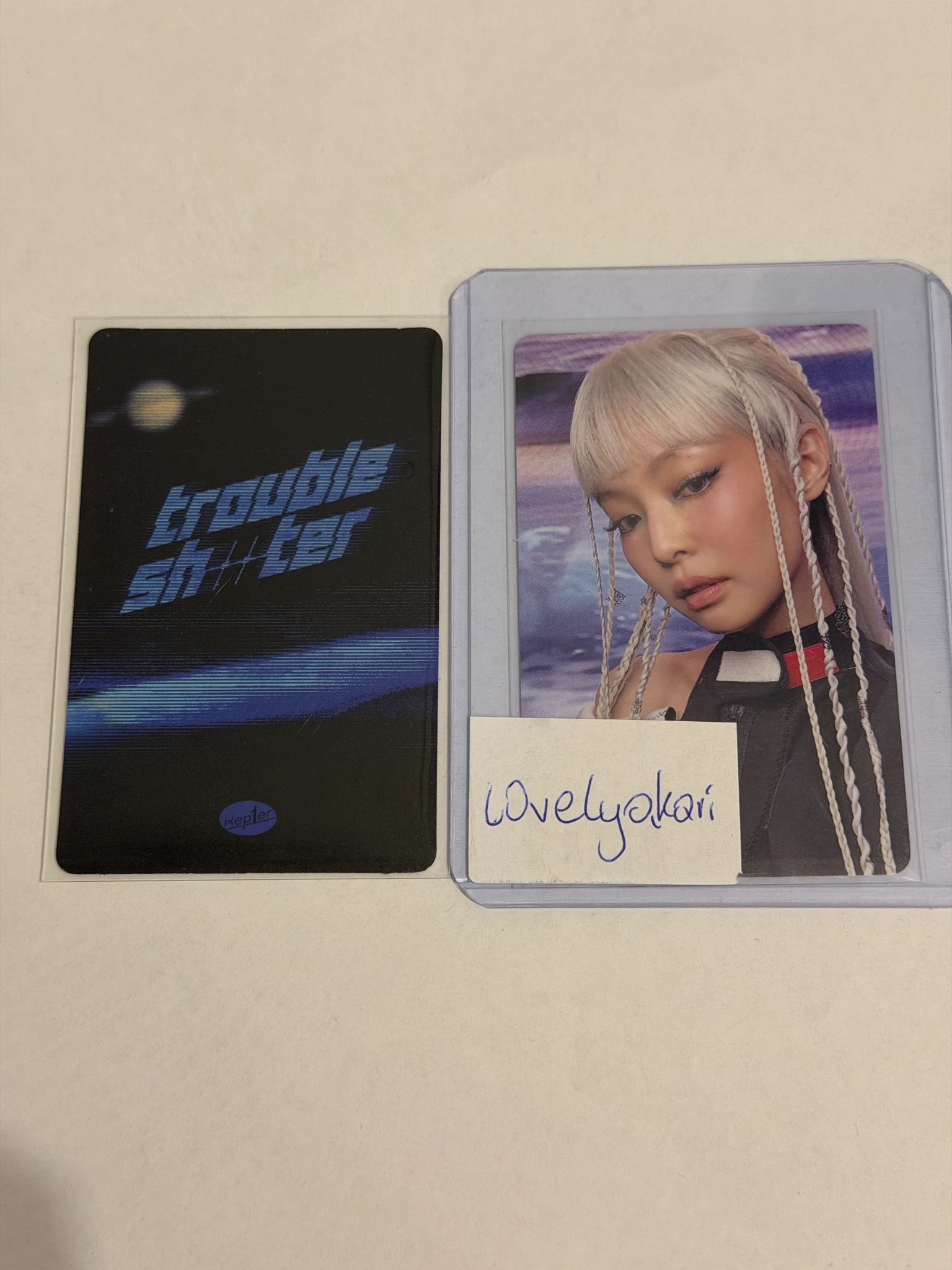 Kep1er Dayeon Kep1er - Dayeon - TROUBLESHOOTER Album album photocard midnight version listing photo 2