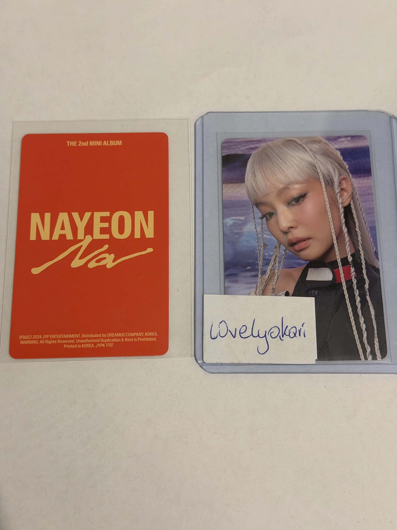 TWICE Nayeon TWICE-NoMember-Album-nayeon na (solo) listing photo 2