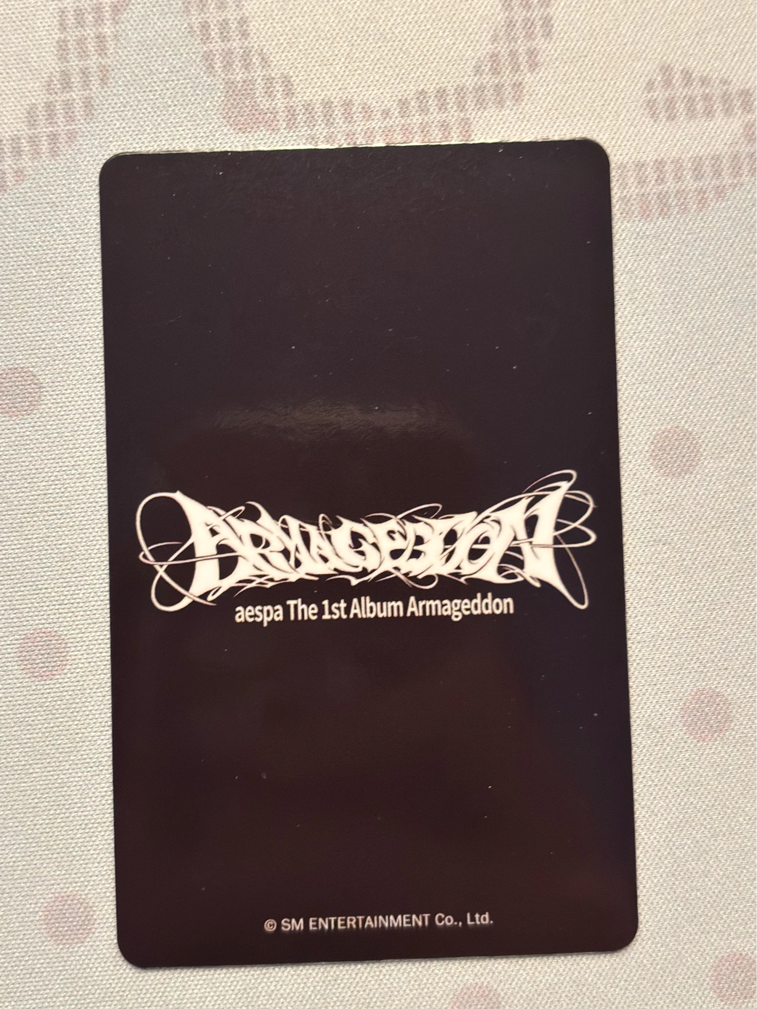 aespa Giselle aespa - Giselle - Armageddon Album KMStation lucky draw round 1 listing photo 2
