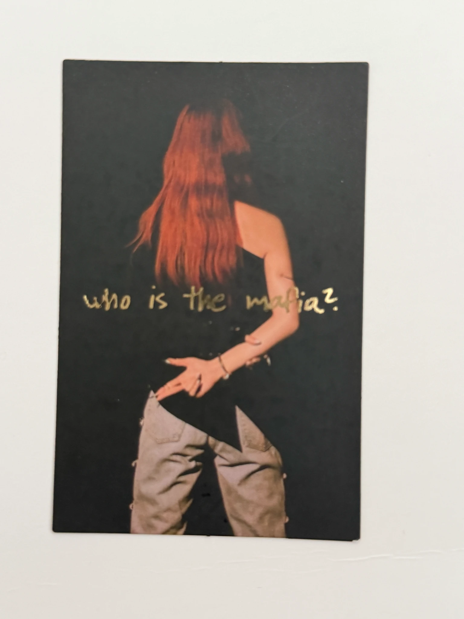 ITZY Yeji ITZY - Yeji - GUESS WHO Album album photocard double-sided front side pre-order benefit (pob) non-selfie concept photocard listing photo 2