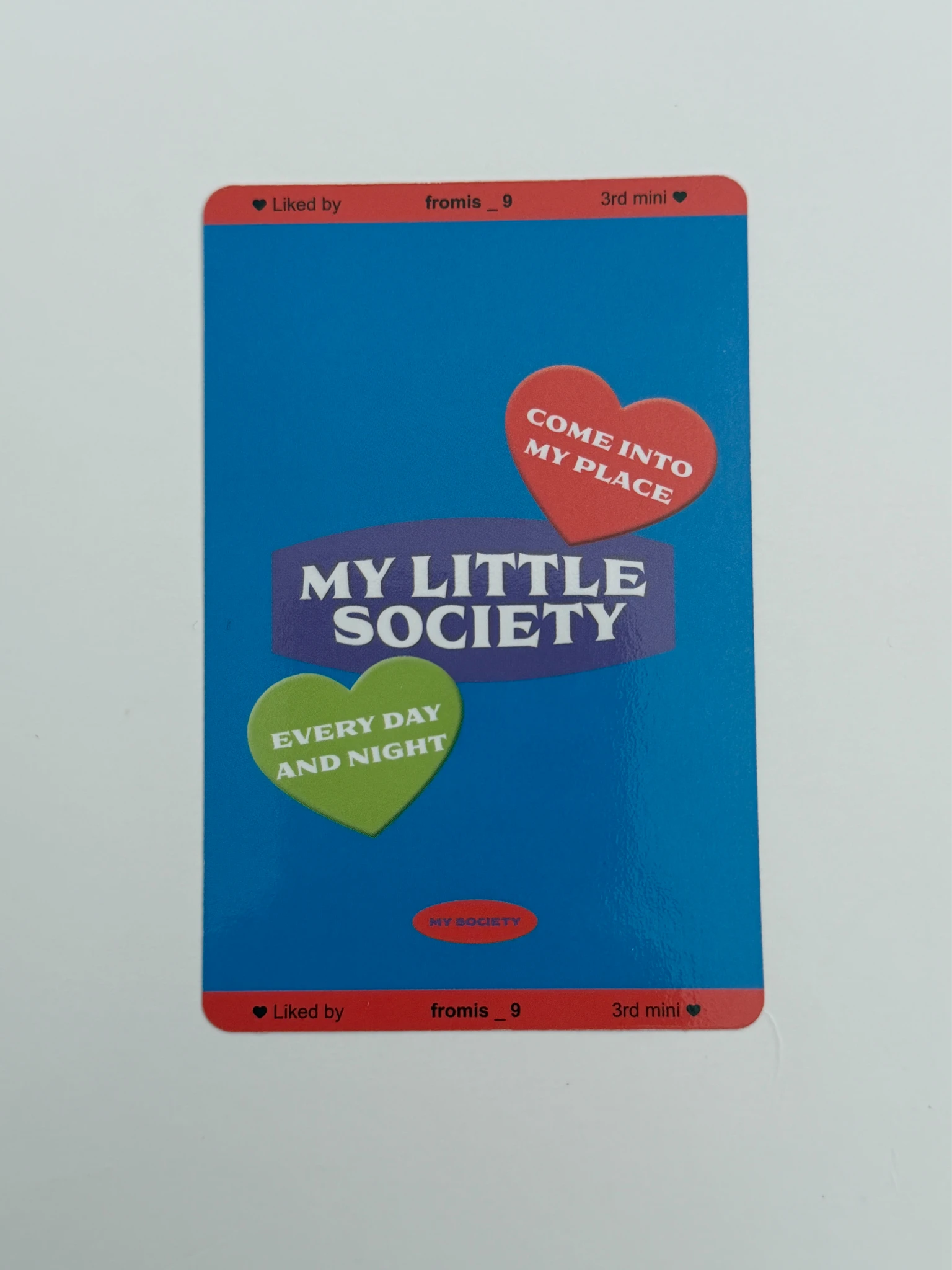 fromis_9 Seoyeon (Y:SY) fromis_9 - Seoyeon - My Little Society Album album photocard my society version listing photo 2