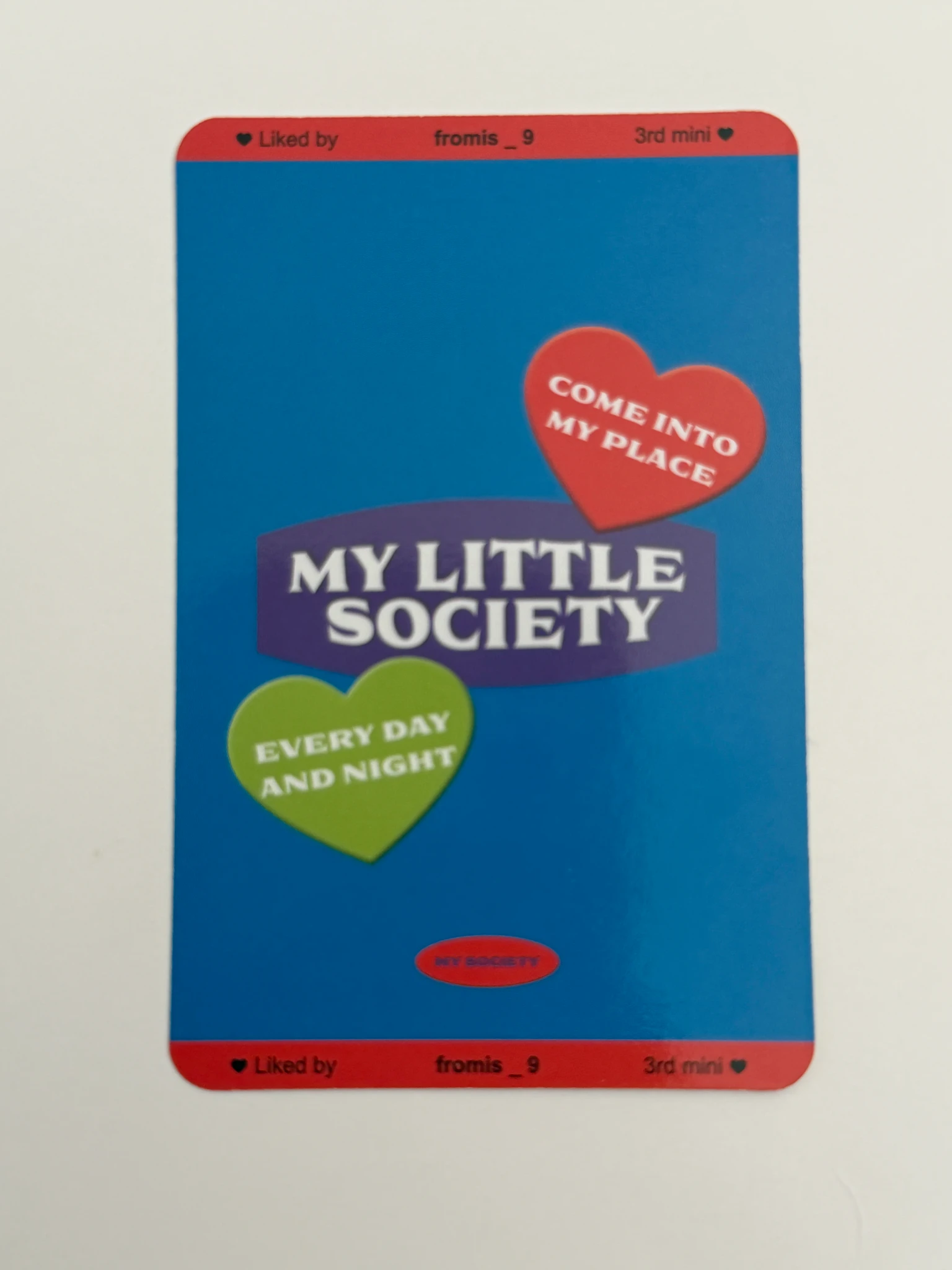 fromis_9 Seoyeon (Y:SY) fromis_9 - Seoyeon - My Little Society Album album photocard my society version listing photo 2