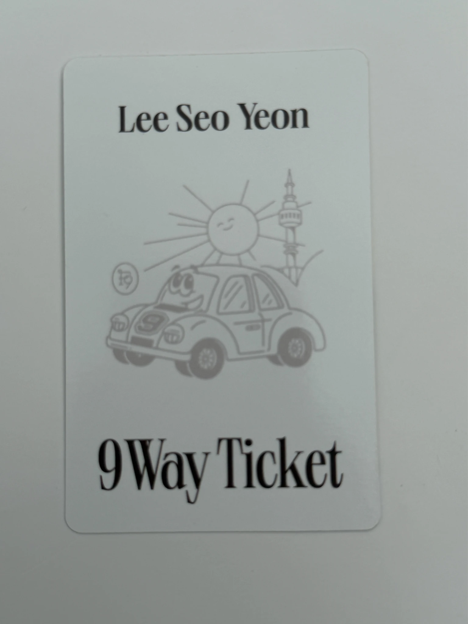 fromis_9 Seoyeon (Y:SY) fromis_9 - Seoyeon - 9 Way Ticket Album ticket to seoul version album photocard listing photo 2