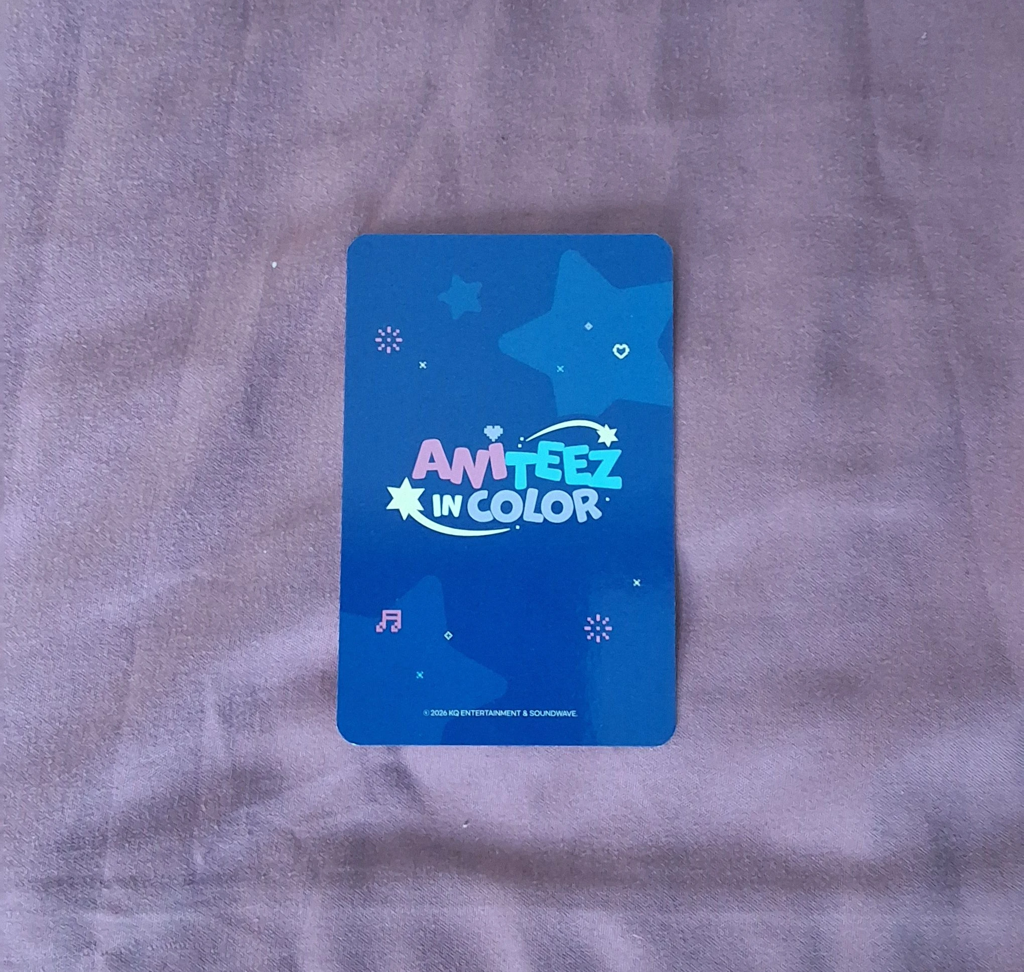 ATEEZ Yunho ATEEZ - Yunho - ANITEEZ IN COLOR Other trading card listing photo 2