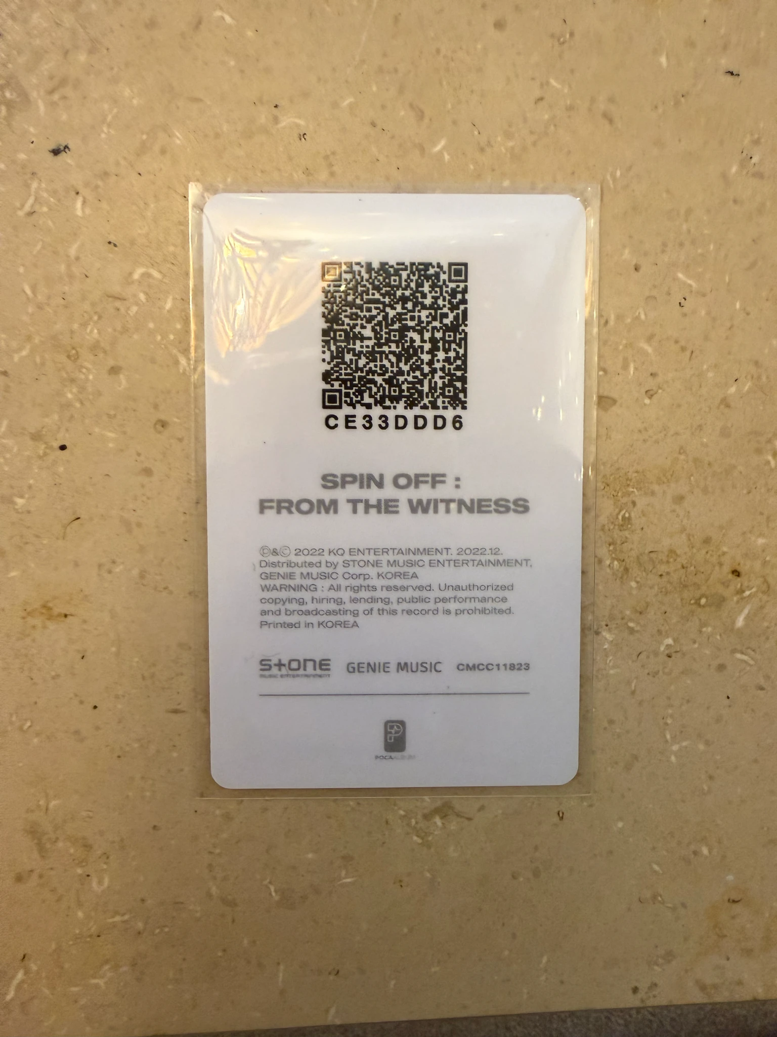 ATEEZ Mingi ATEEZ - Mingi - SPIN OFF : FROM THE WITNESS Album album photocard listing photo 2