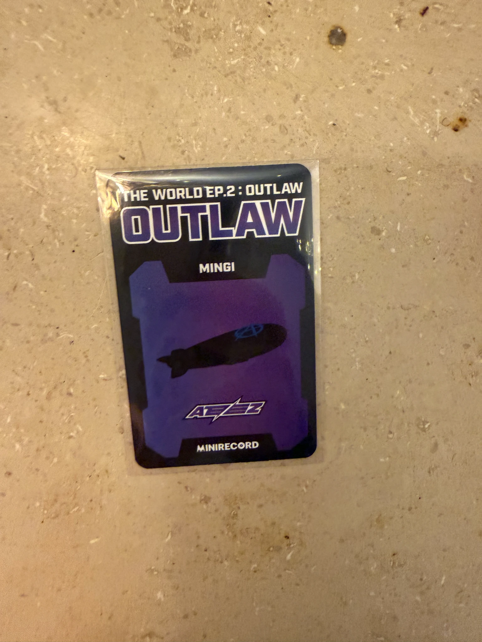 ATEEZ Mingi ATEEZ - Mingi - THE WORLD EP.2 : OUTLAW Album mini record pre-order benefit (pob) listing photo 2