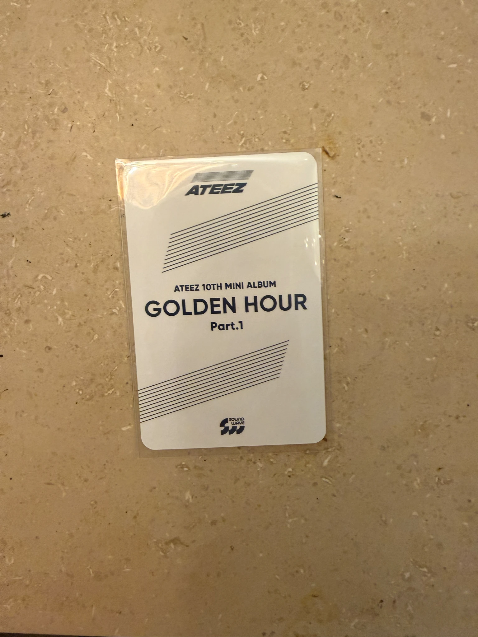 ATEEZ Seonghwa ATEEZ - Seonghwa - Golden Hour : Part.1 Album soundwave pre-order benefit (pob) round 3 listing photo 2