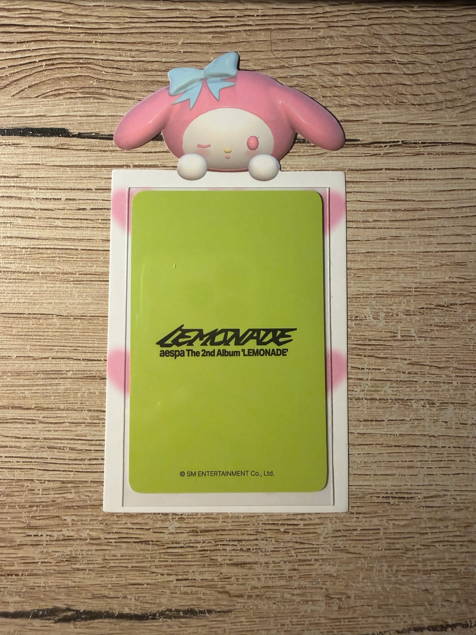 aespa Karina aespa - Karina - Lemonade Album pob (pre-order benefit) everline listing photo 2