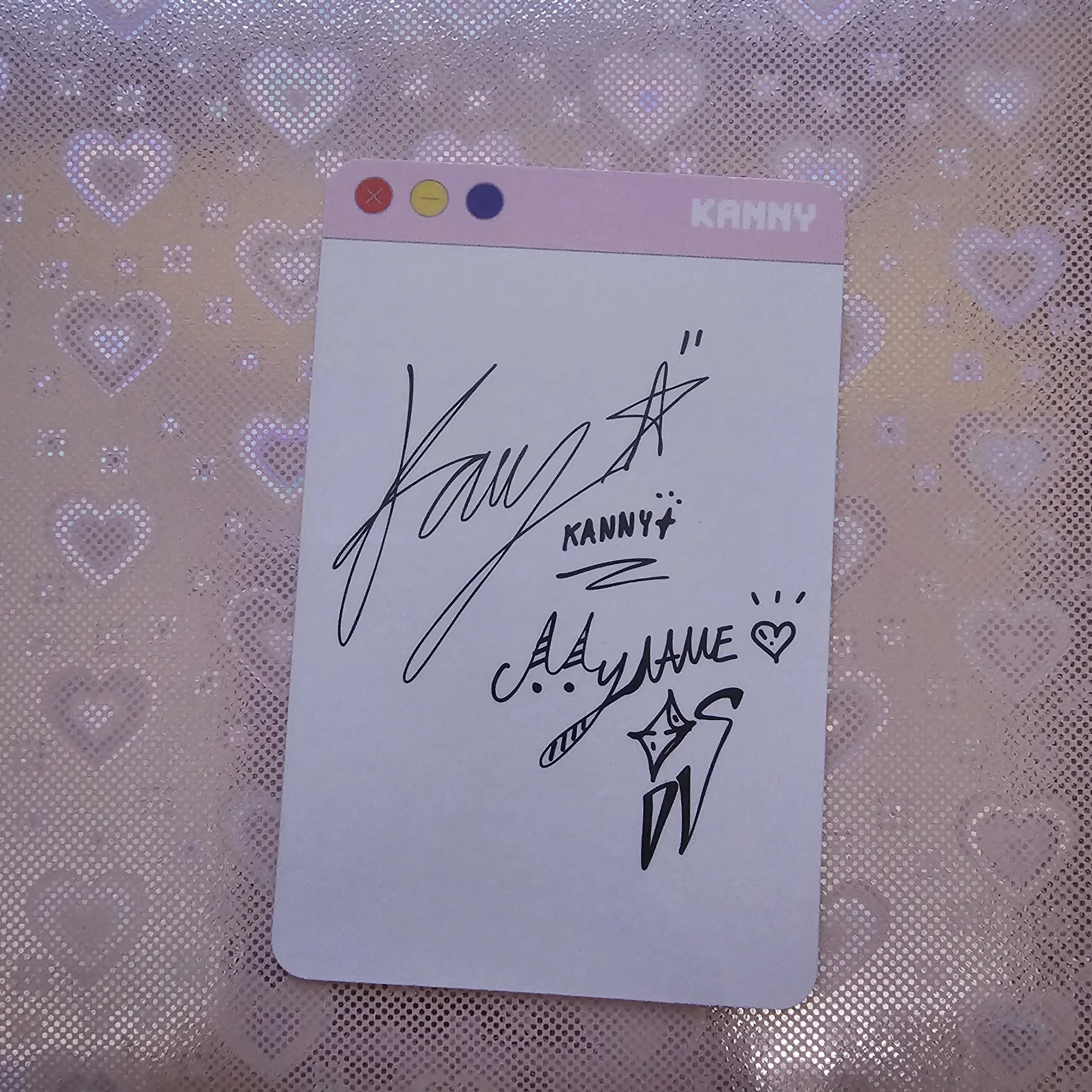 SAY MY NAME Kanny SAY MY NAME - Kanny - My Name Is… Album mallang version album photocard listing photo 2